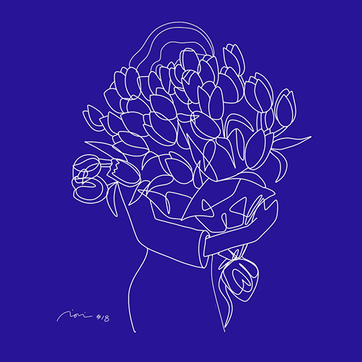 No.18 Myself : I think it is truly a wonderful thing to have people who wait for my art, who look forward to what I create.But in the end, I want to keep creating for myself.
自分：自分の絵を待っていてくれる人や楽しみにしてくれる人がいることは本当に幸せなことなんだと思う。でも結局、自分のために作り続けたい。
