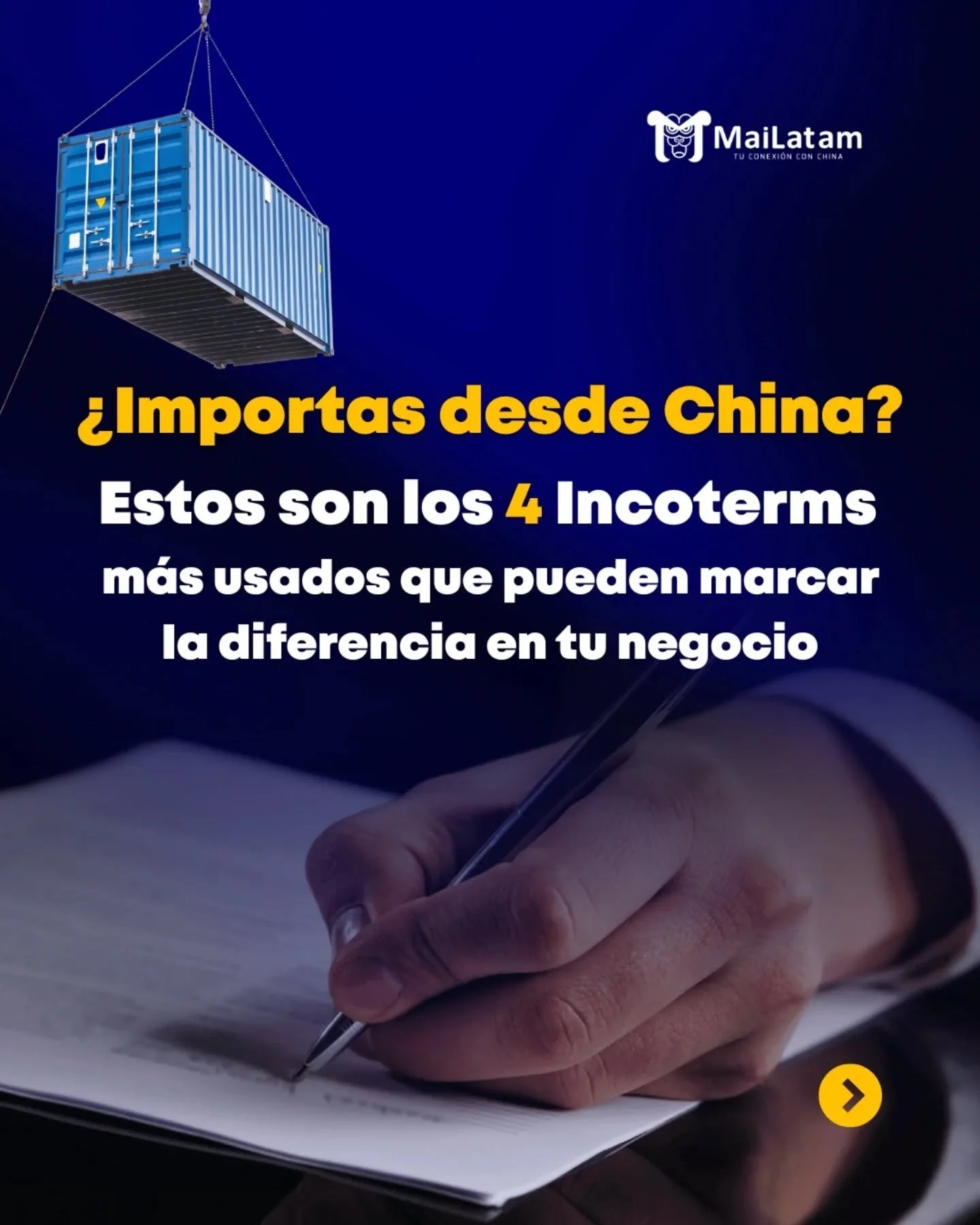 Aprender sobre los Incoterms correctos es clave para asegurar una importaci&oacute;n exitosa y sin contratiempos.

 Desde el cl&aacute;sico FOB hasta el vers&aacute;til DDP, cada t&eacute;rmino tiene su magia.

👉 &iexcl;No te quedes atr&aacute;s! Co