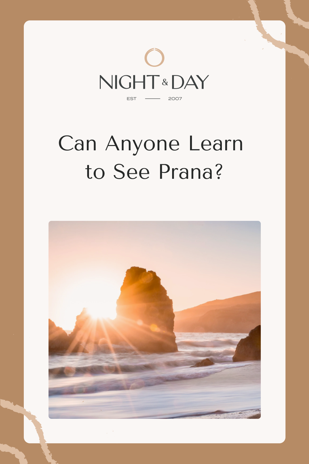 Can anyone learn to see prana?