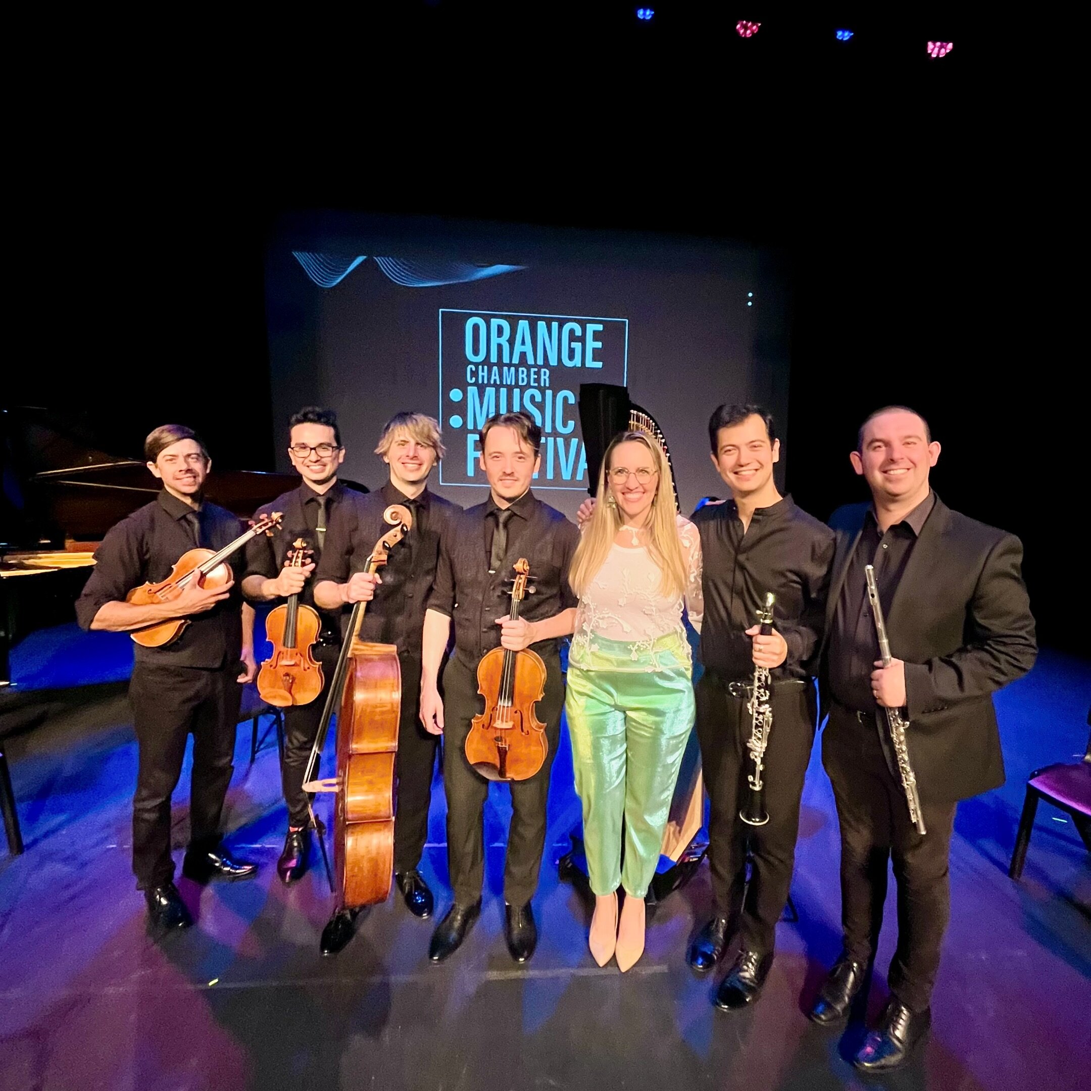 My 4th year performing at the @orangechambermusic , and the best one yet! It&rsquo;s such an exciting festival and I&rsquo;ve gotten to collaborate with so many spectacular musicians. Last night I had so much fun performing Ravel&rsquo;s Introduction