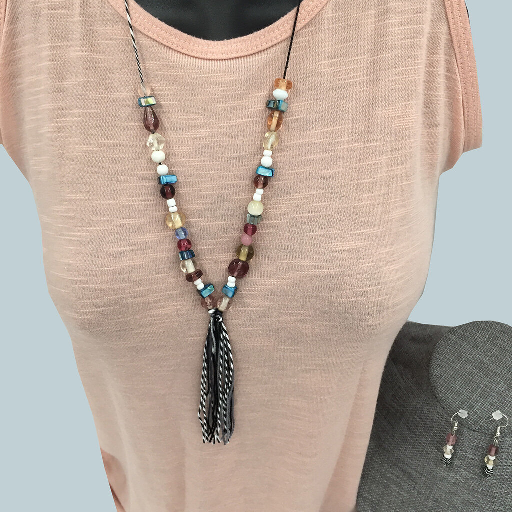 Waterfalls Necklace and Earrings Set