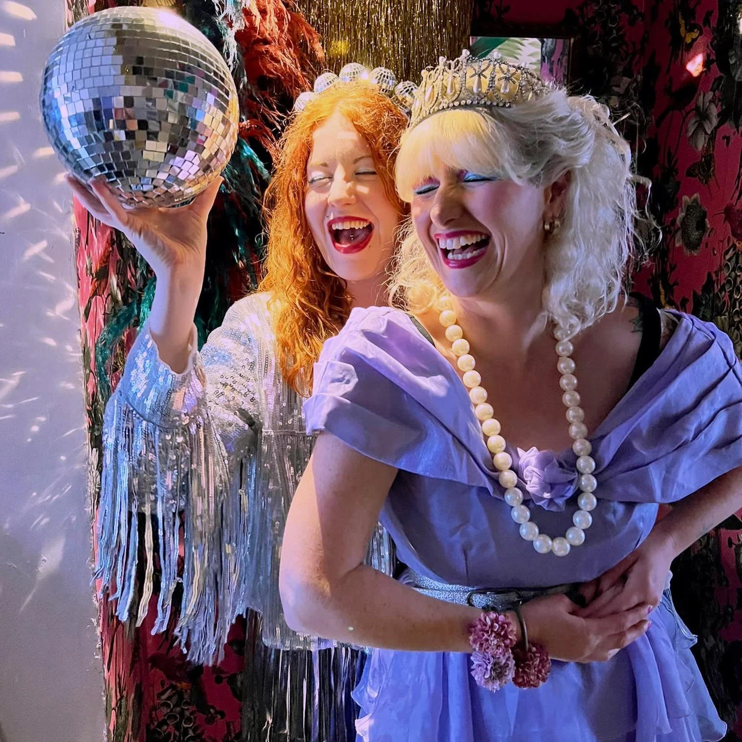 spooky bride & disco ball.jpeg