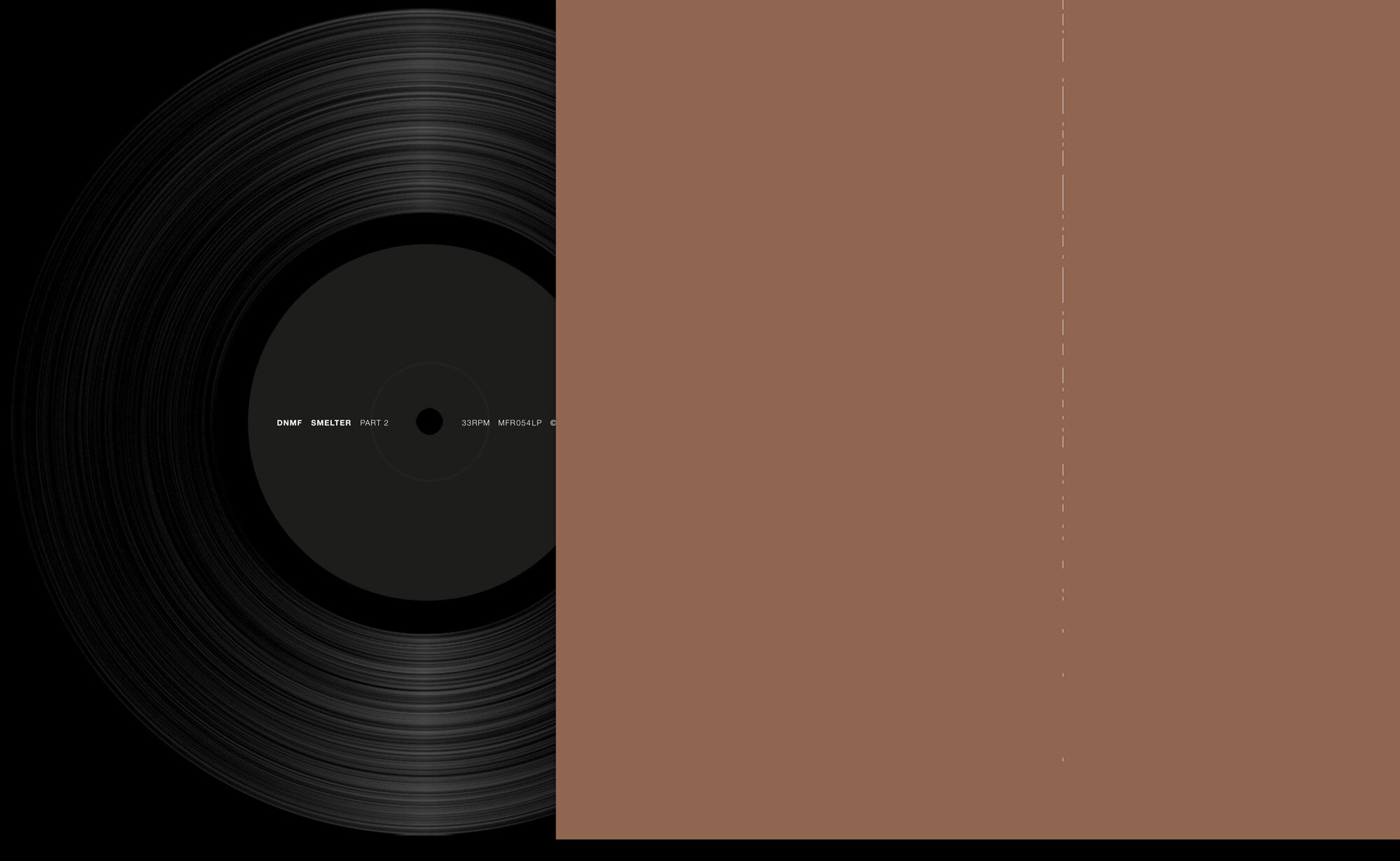  lp back cover – DNMF Smelter Moving Furniture Records, 2018 