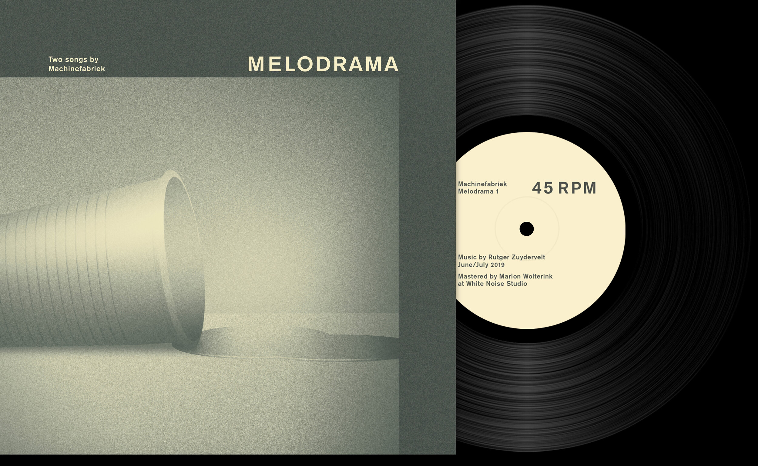  7-inch front cover – Machinefabriek Melodrama Champion Version, 2019 