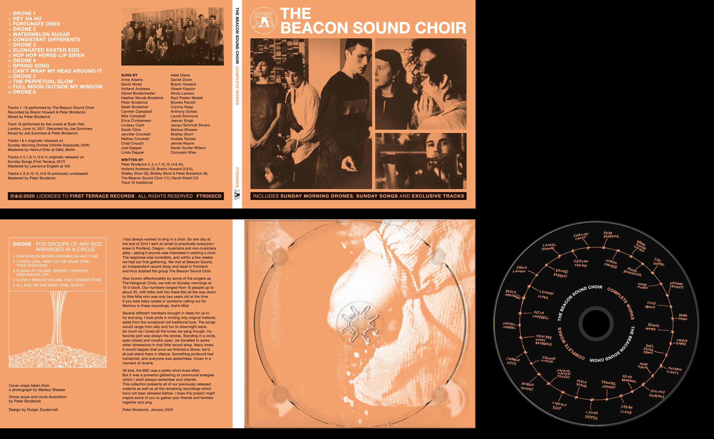  cd sleeve – The Beacon Sound Choir Complete Works First Terrace Records, 2020 