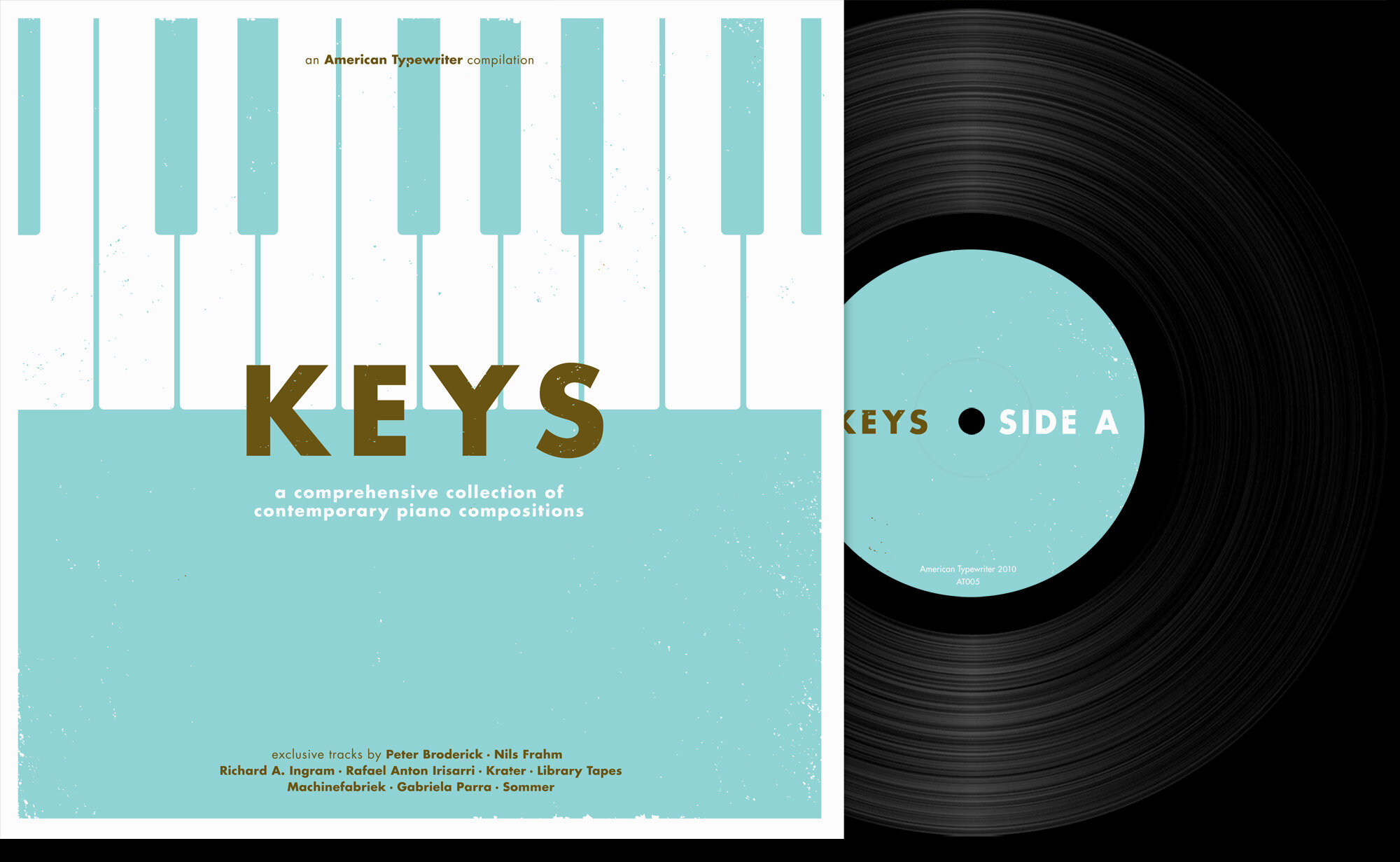  lp front cover – Keys compilation American Typewriter, 2010 