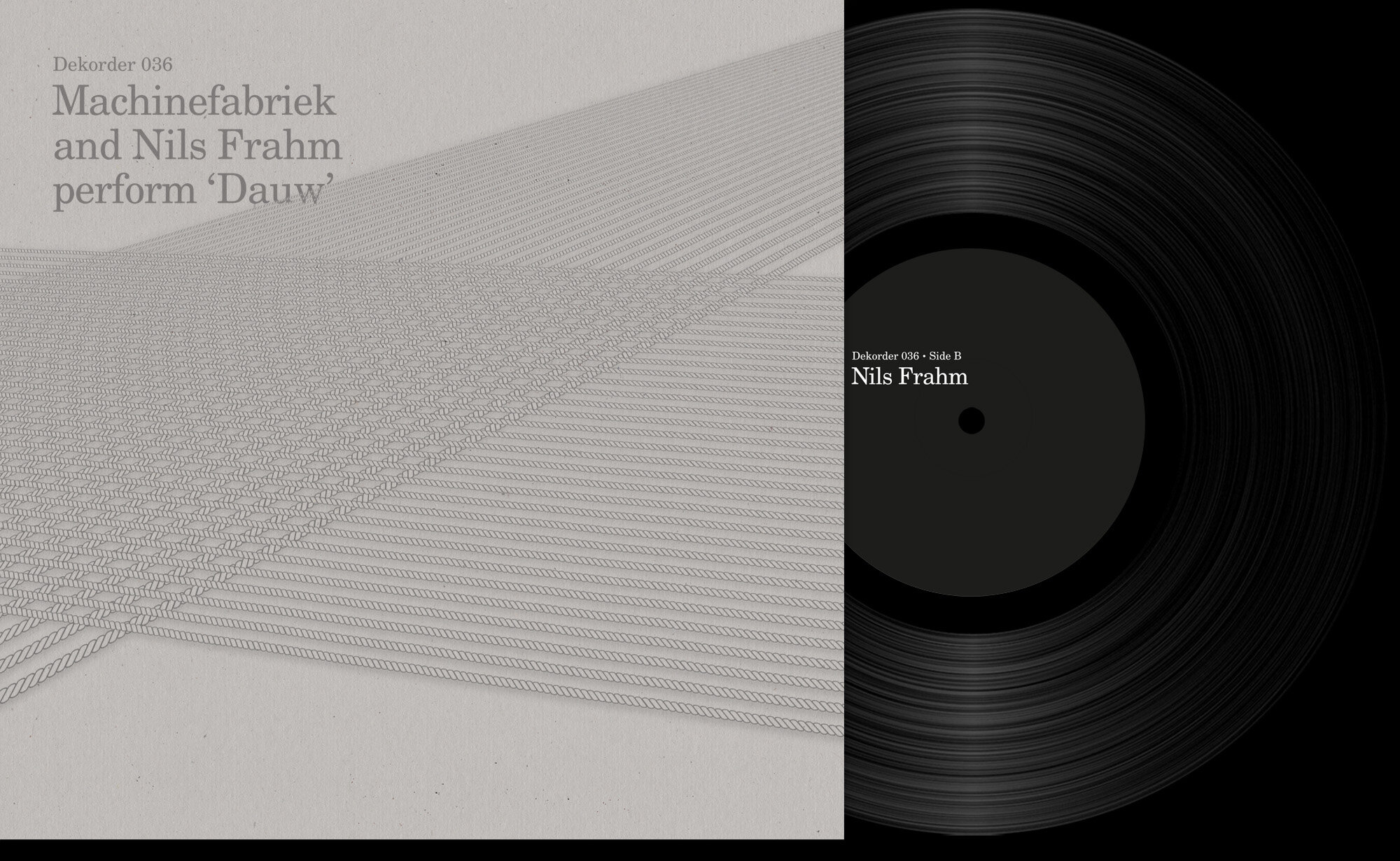  7-inch cover – Machinefabriek/Nils Frahm Dauw Dekorder, 2009 