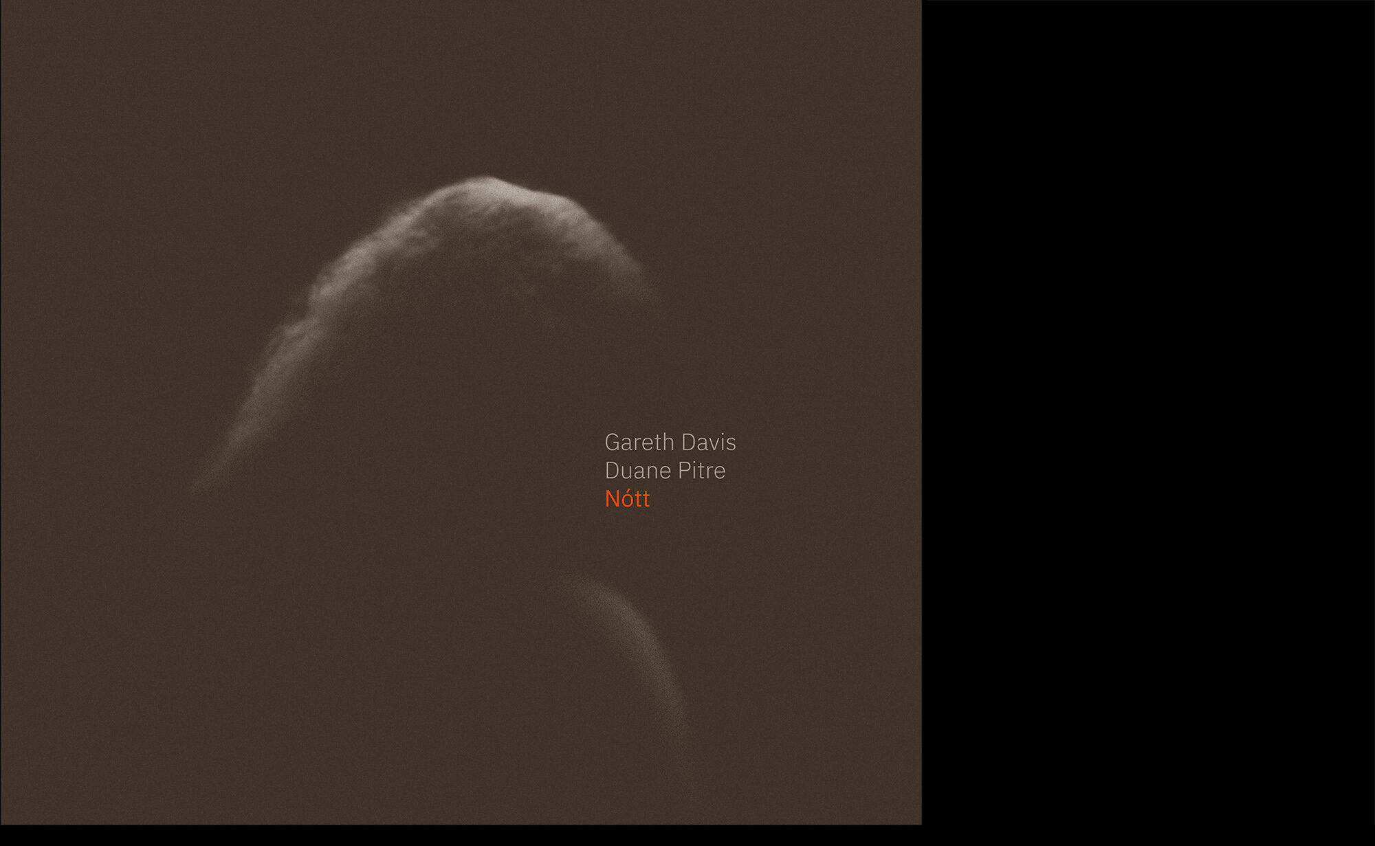  cd cover – Gareth Davis &amp; Duane Pitre Nótt Midira, 2019 