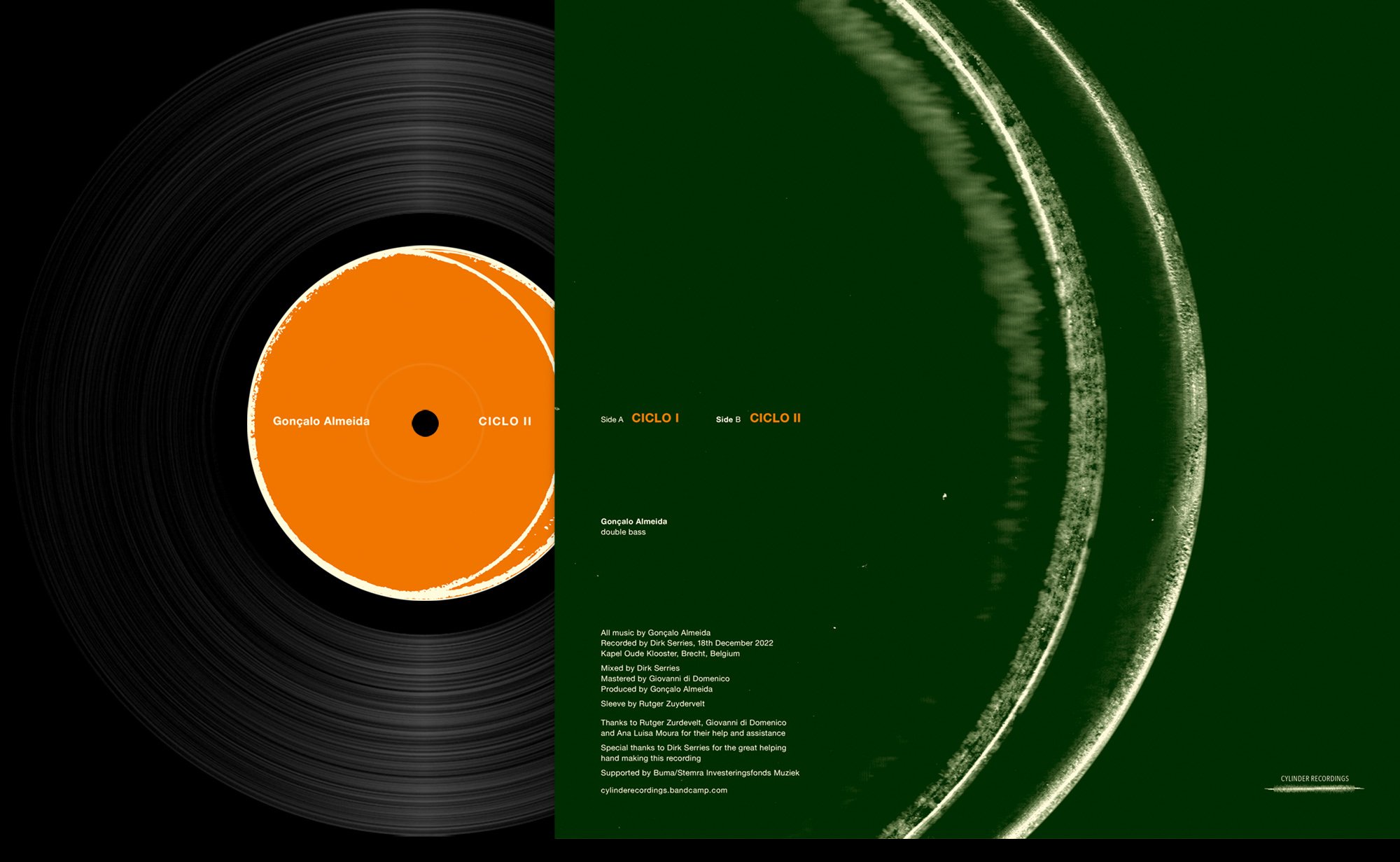  lp back cover _ Gonçalo Almeida Ciclos Cylinder Recordings, 2023 