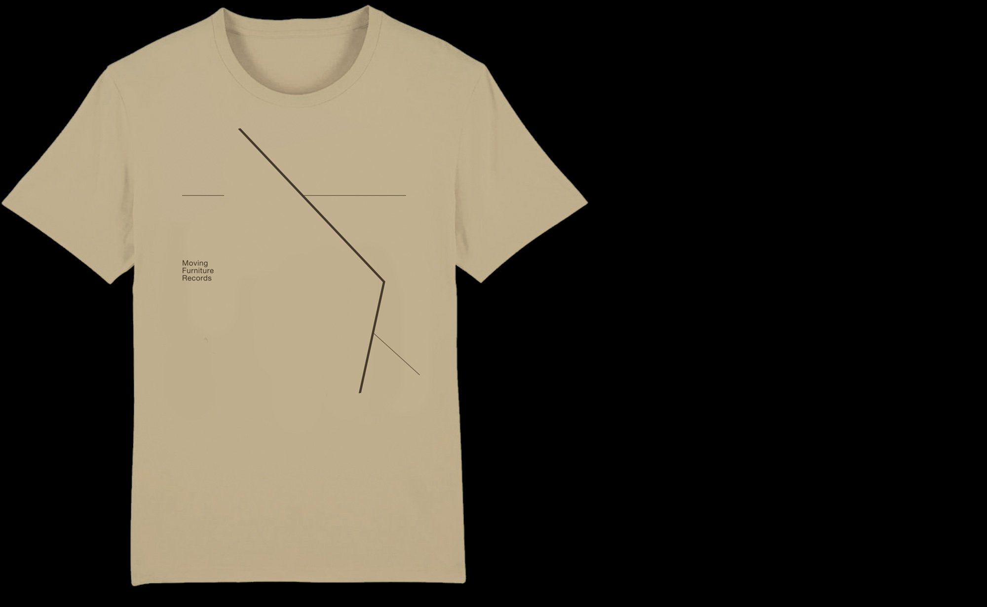 t-shirt based on a painting by Christiaan Kuitwaard - Moving Furniture Records, 2025