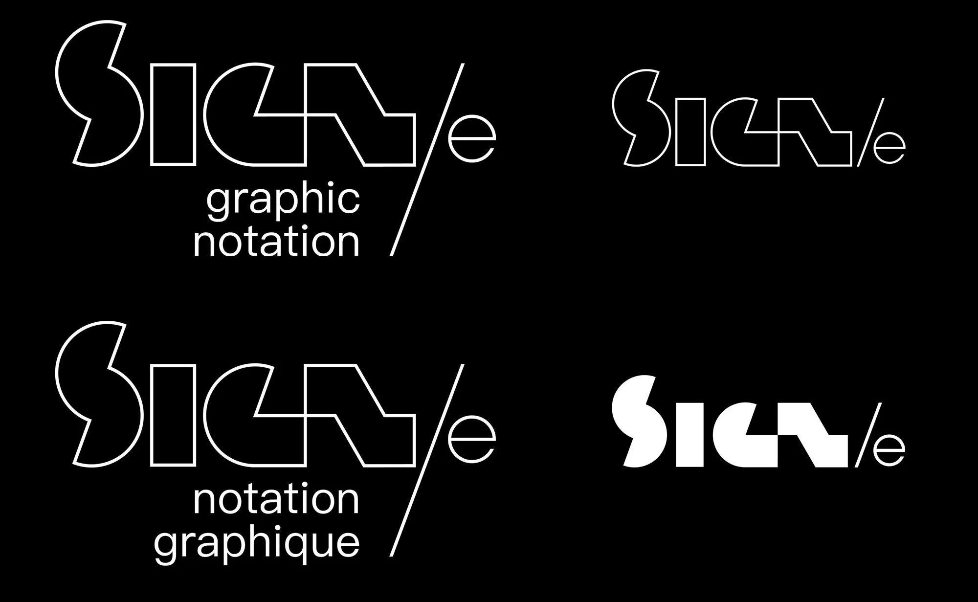 logo design - logo for SIGN/e graphic notation software 2025