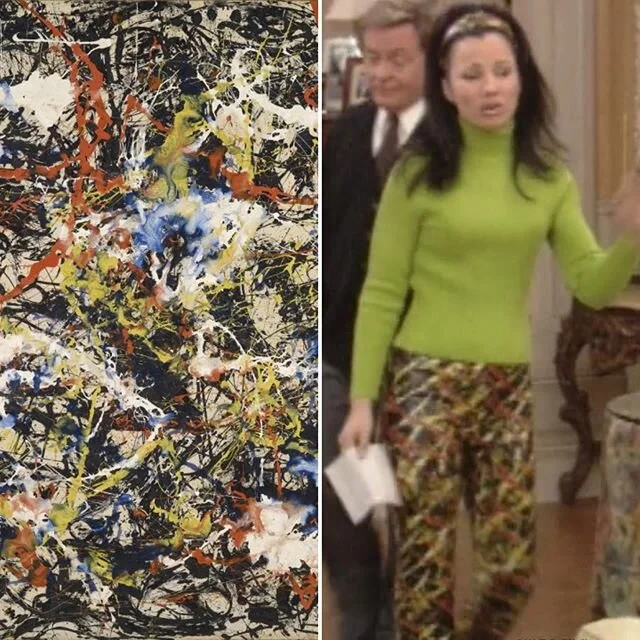 #thenanny #jacksonpollock #thenannyart #art