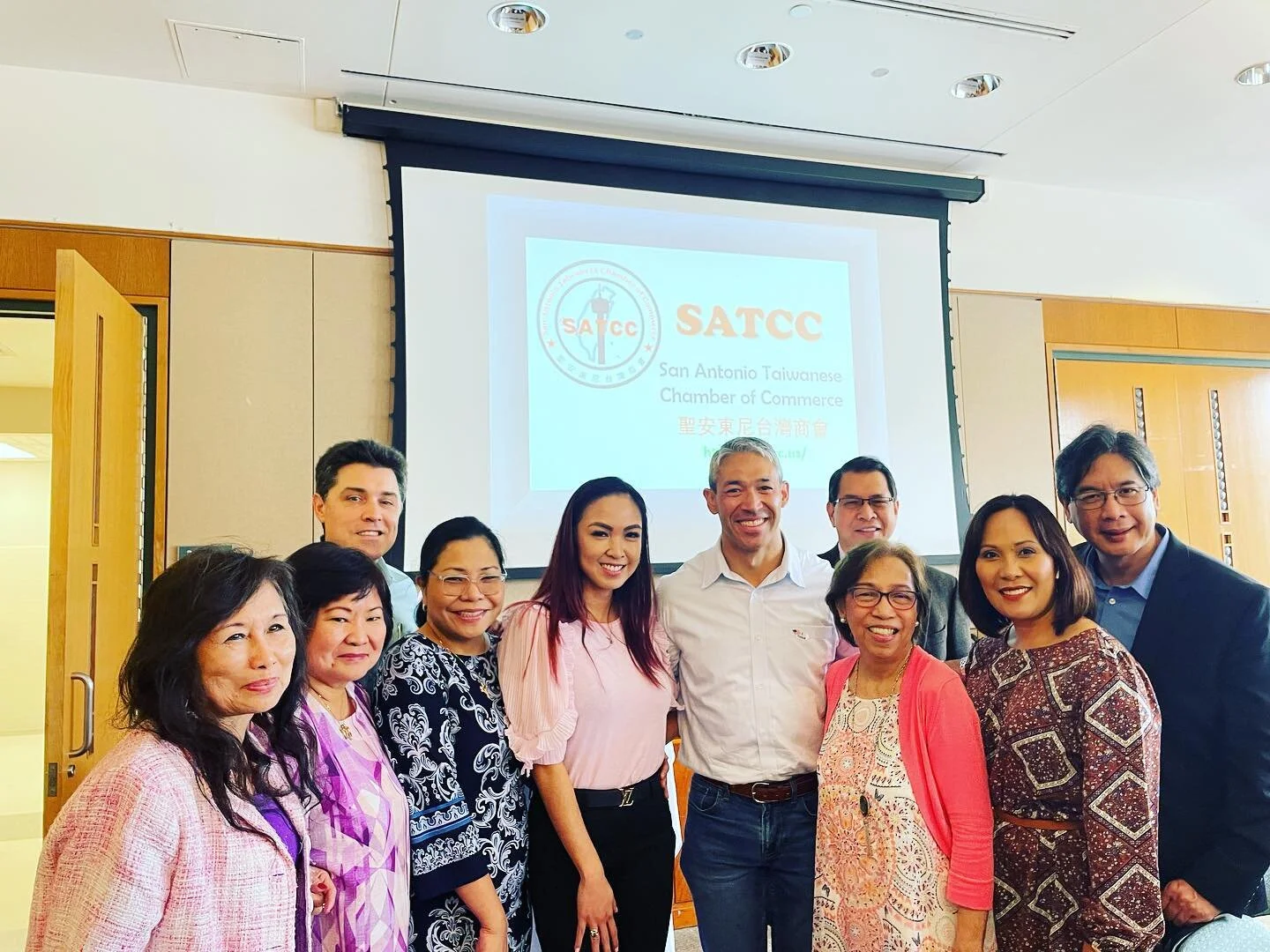 PACC-CTR at the San Antonio Taiwanese Chamber of Commerce event with Mayor Ron Nirenberg @ron_nirenberg