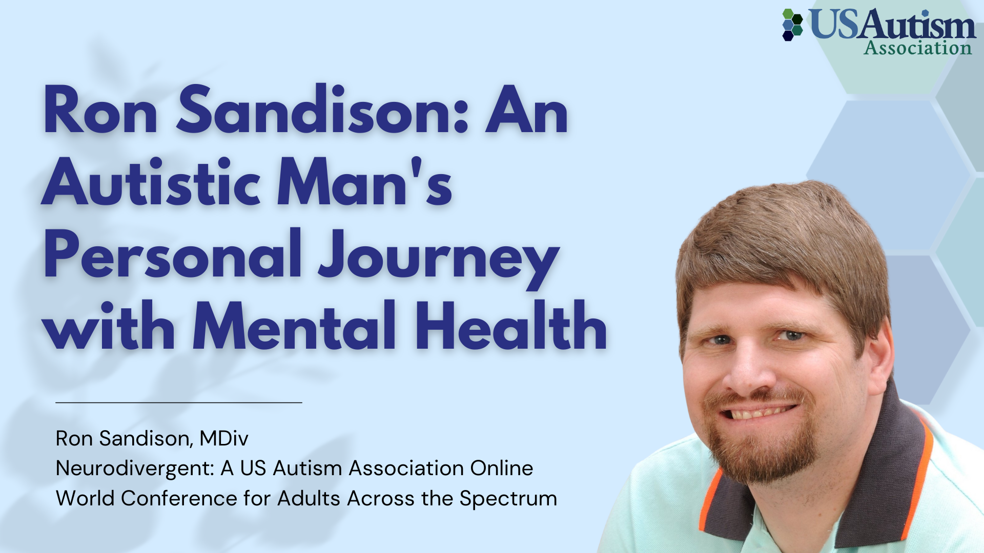 Ron Sandison: An Autistic Man's Personal Journey with Mental Health