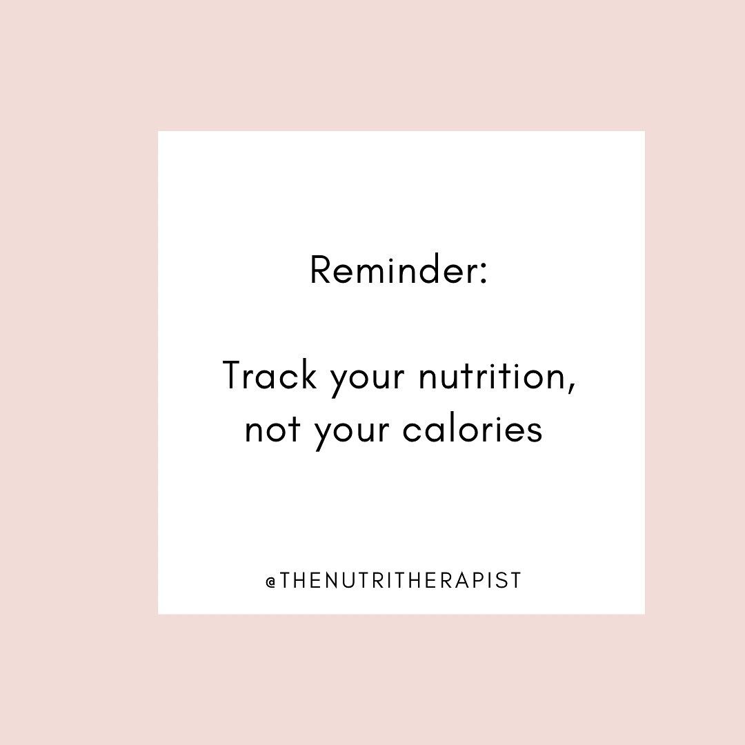 Reminder for the weekend and for every time you&rsquo;re thinking of embarking on a low calorie diet ❌

Tracking your nutrition is far more important than counting your calories. 

Calories aren&rsquo;t made equal. Yes, an avocado is calorific but is