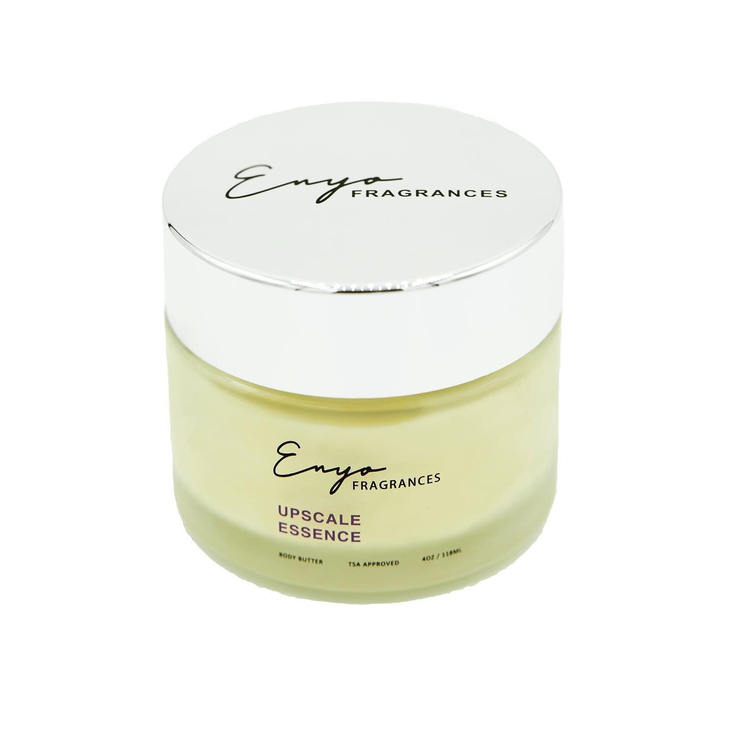 &ldquo;Upscale Essence&rdquo; Body Butter by Enyo Fragrances 

With a combination of a Rosehip, aloe vera and other cold pressed essential oils, Enyo Fragrances body butter will lock in moisture, while leaving your skin smooth and with a luxurious au