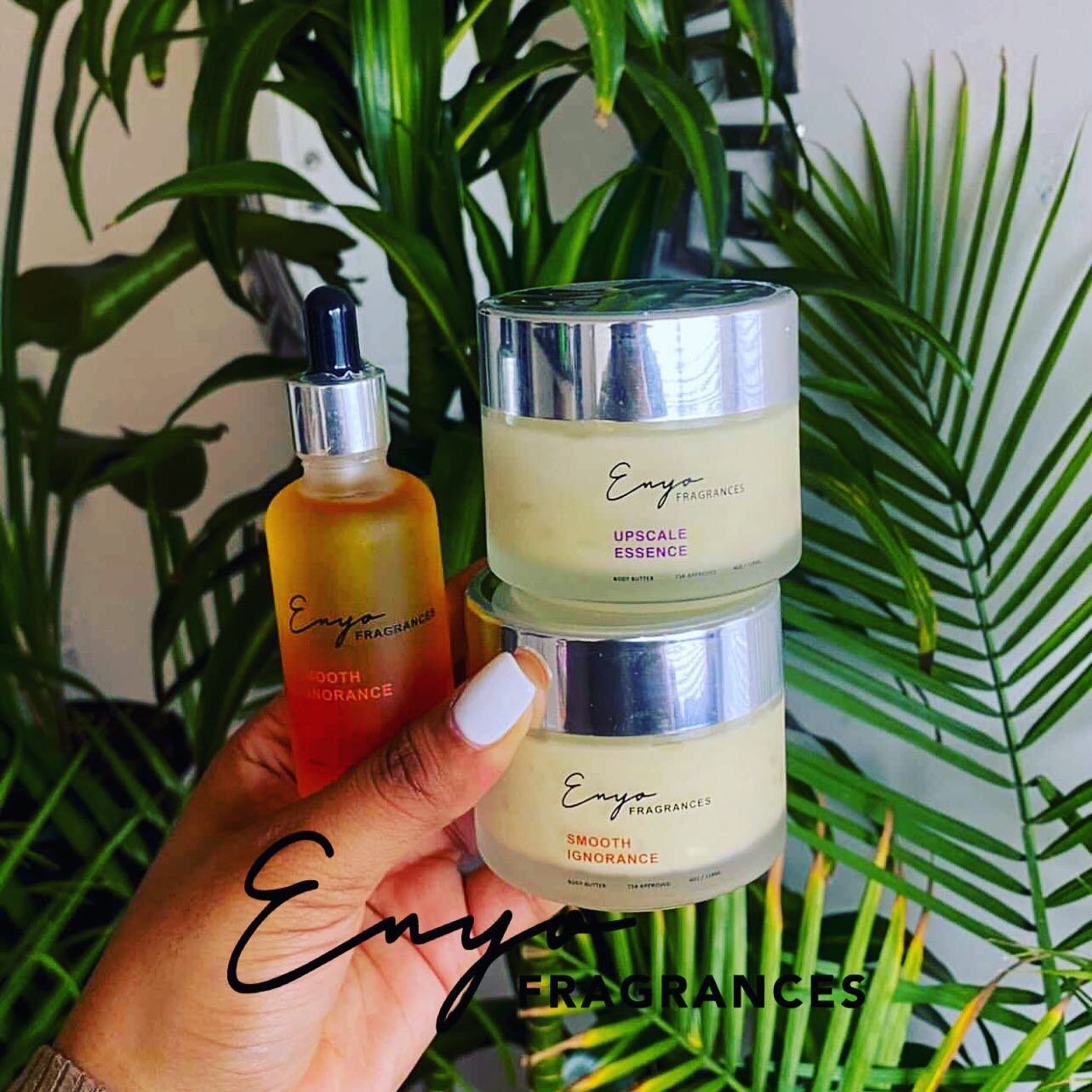 invincible skin starts here! Our full set is the gateway to an ever present scent, luxurious skin, and luscious shine. Type in &quot;MEMORIAL&quot; at checkout and receive 10% off all orders. 📸: @tierechristyan 

#enyofragrances #sheabutter #skincar