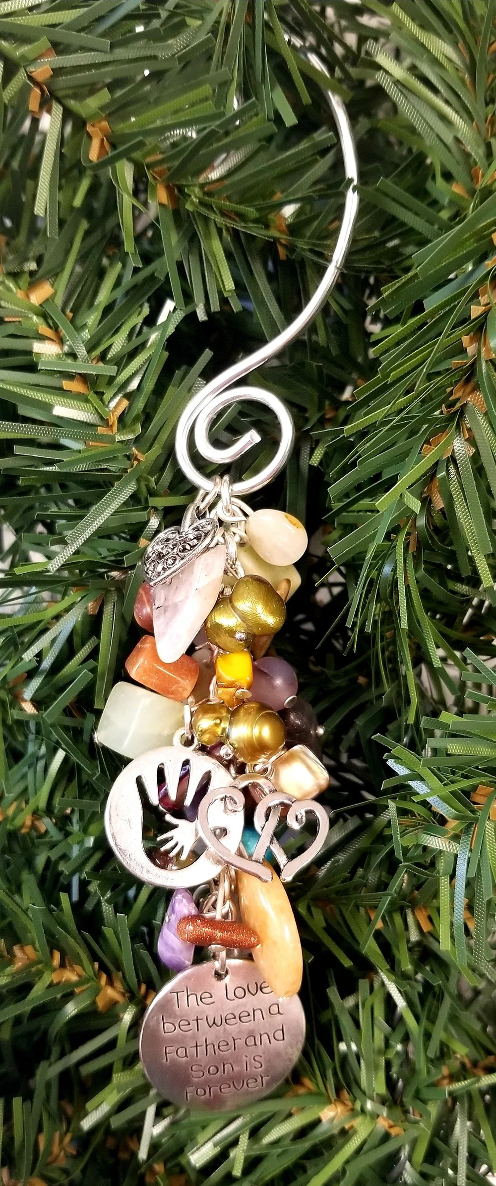 The Love Between a Father and Son is Forever Permanent Ornament — Karleen's  Ideas