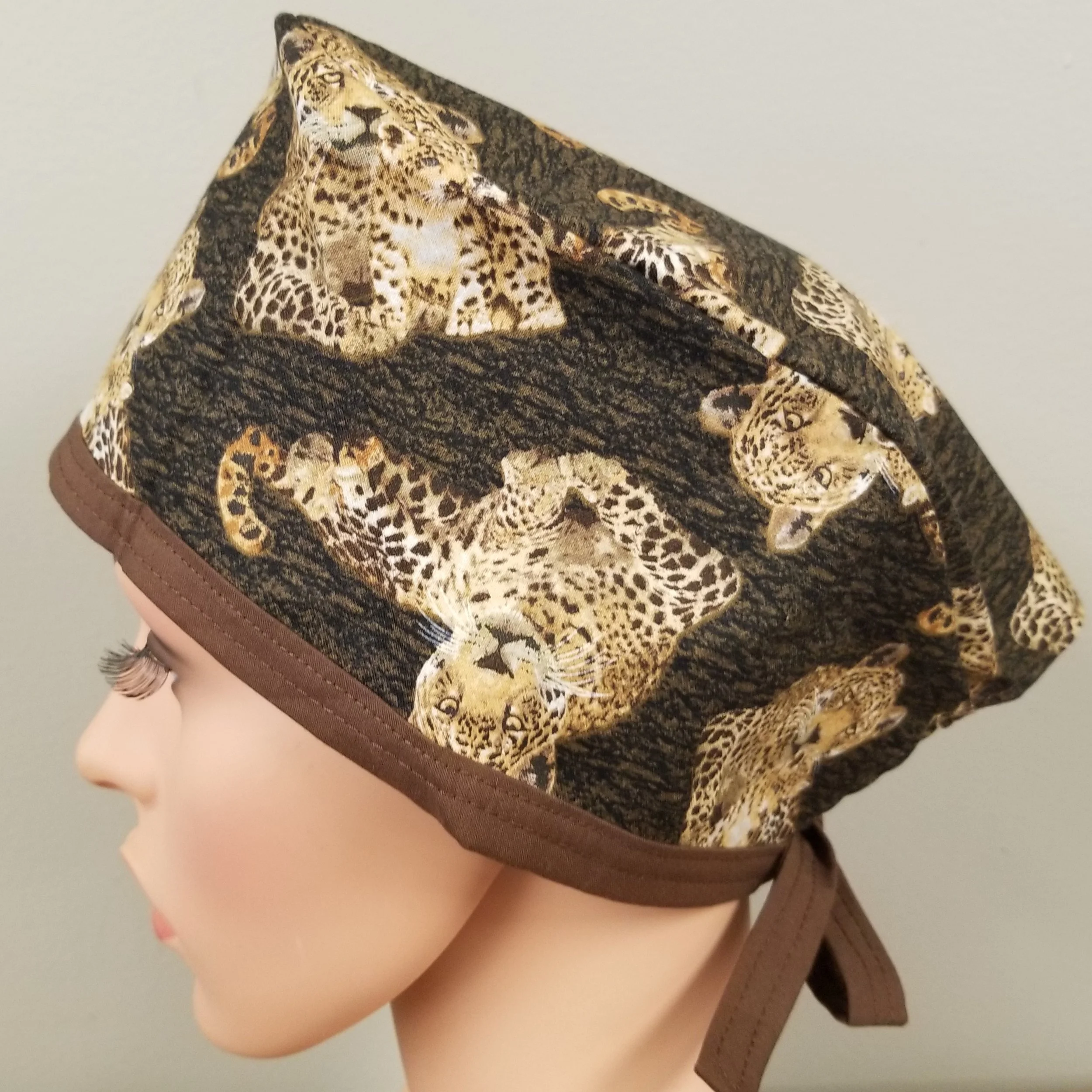 Leopard Surgical Cap