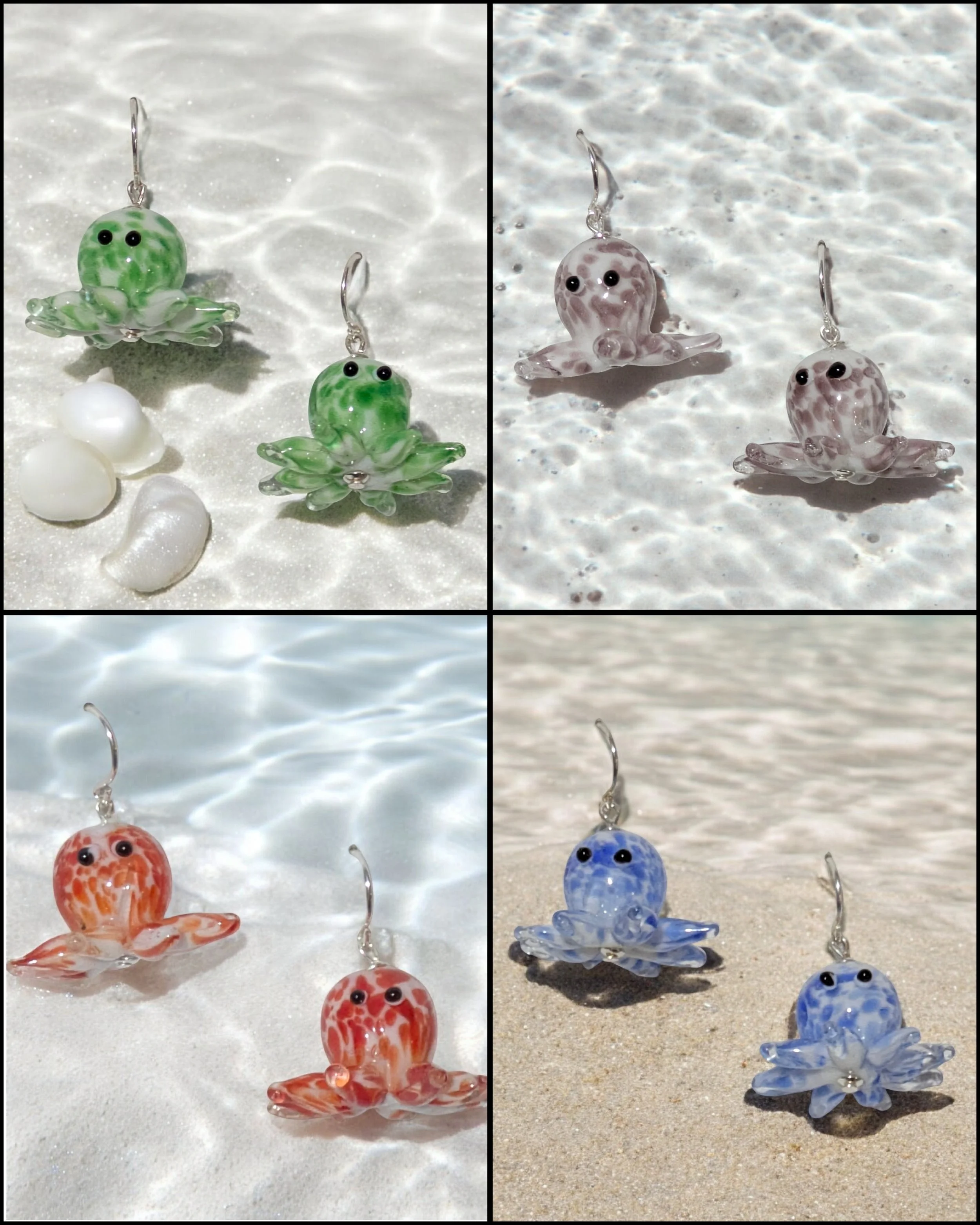 Octopus Earrings