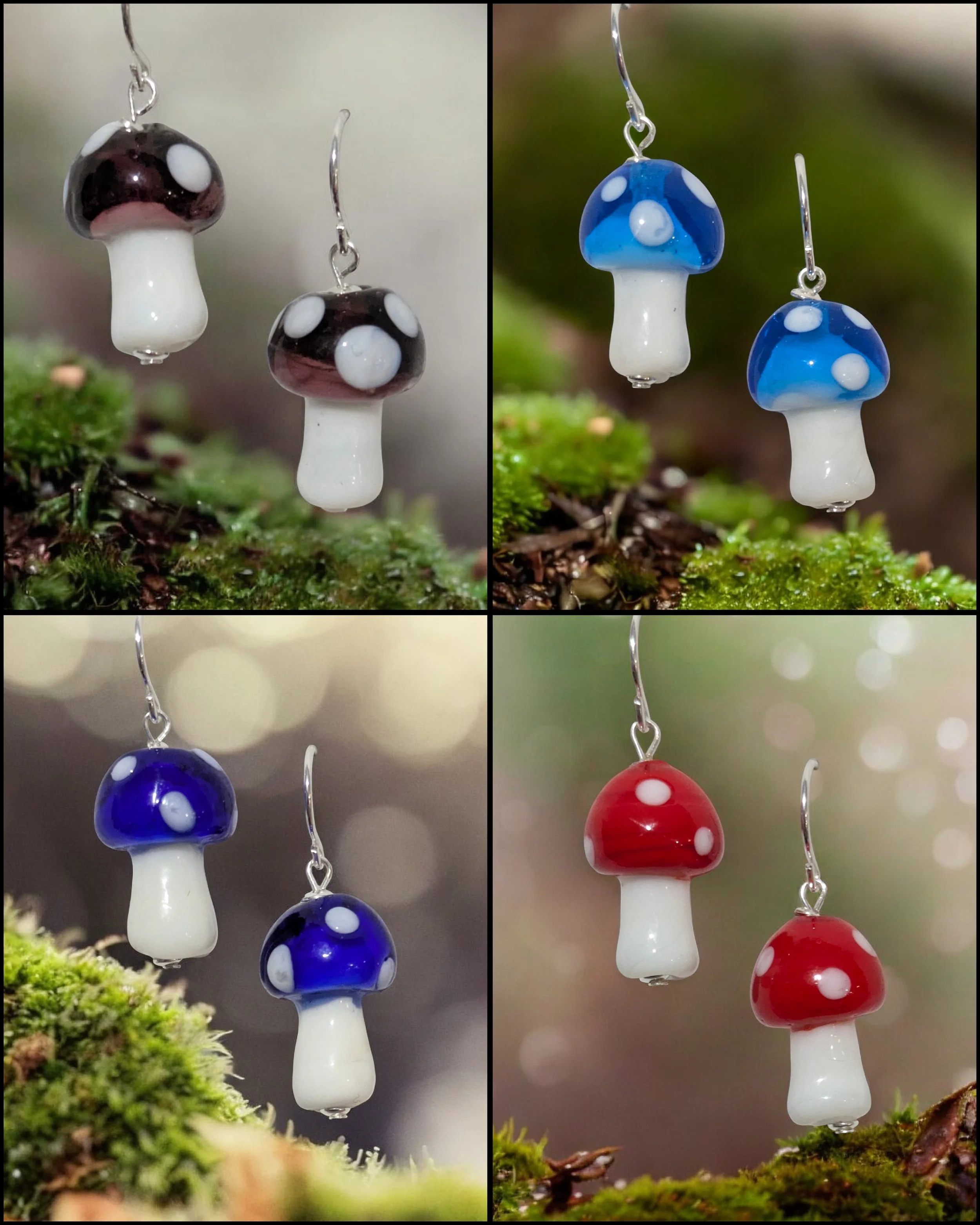 Mushroom Earrings