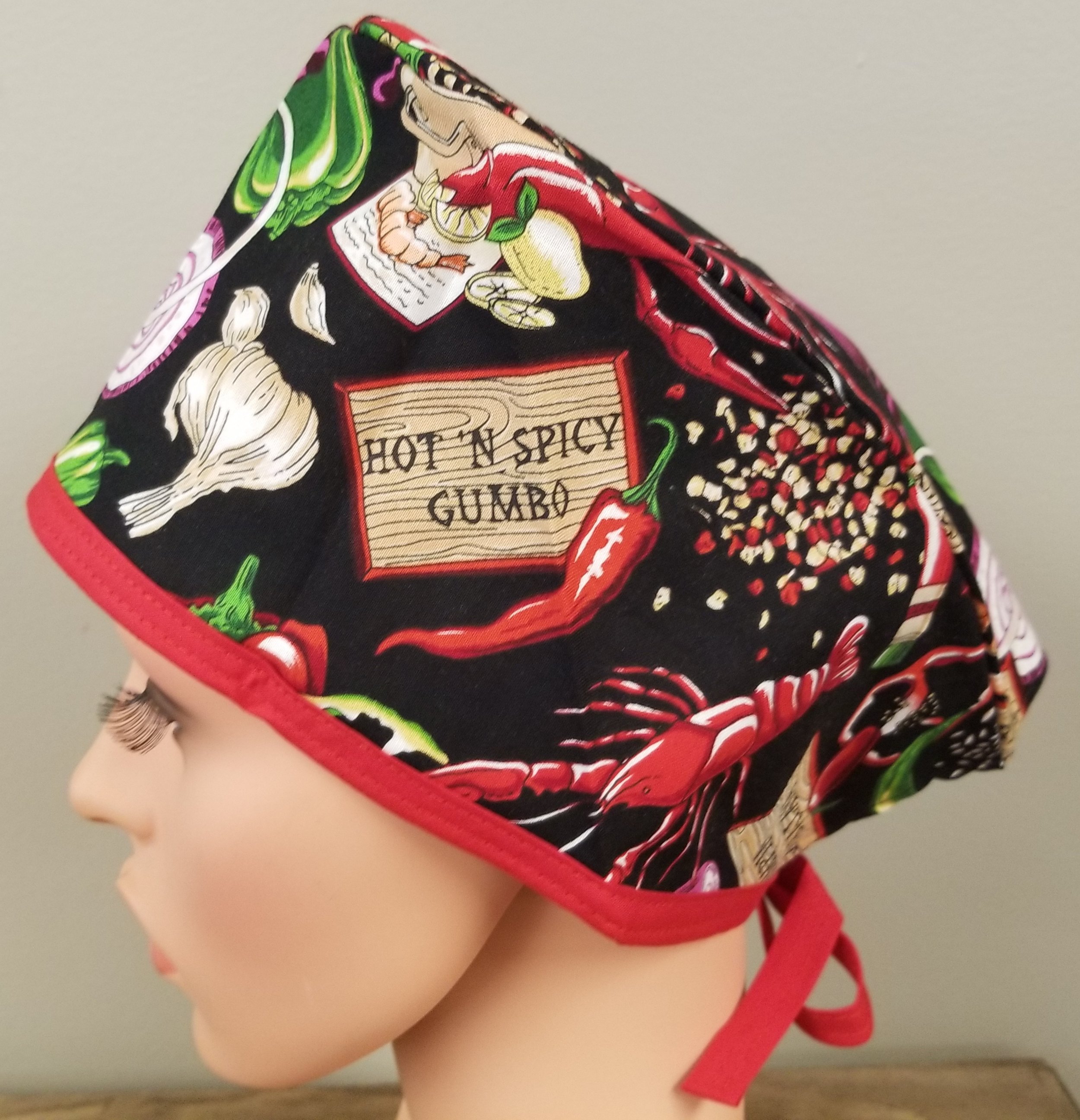 Jambalaya Surgical Cap