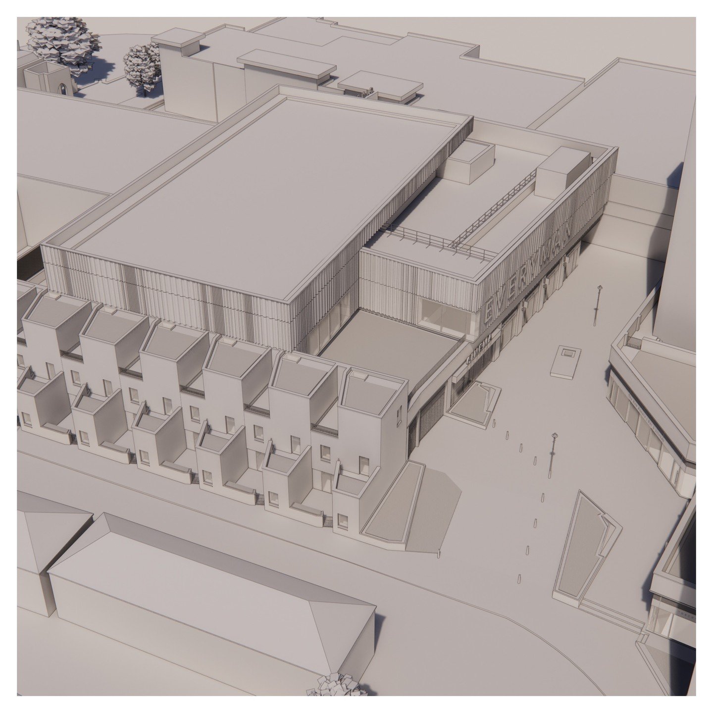 Study model for a town centre regeneration project in Brentwood.

Planning permission received earlier this year.

Mantle Architects director @robbeacock for @tpbennettllp 

#housing #cinema #regeneration #publicspace #architecture