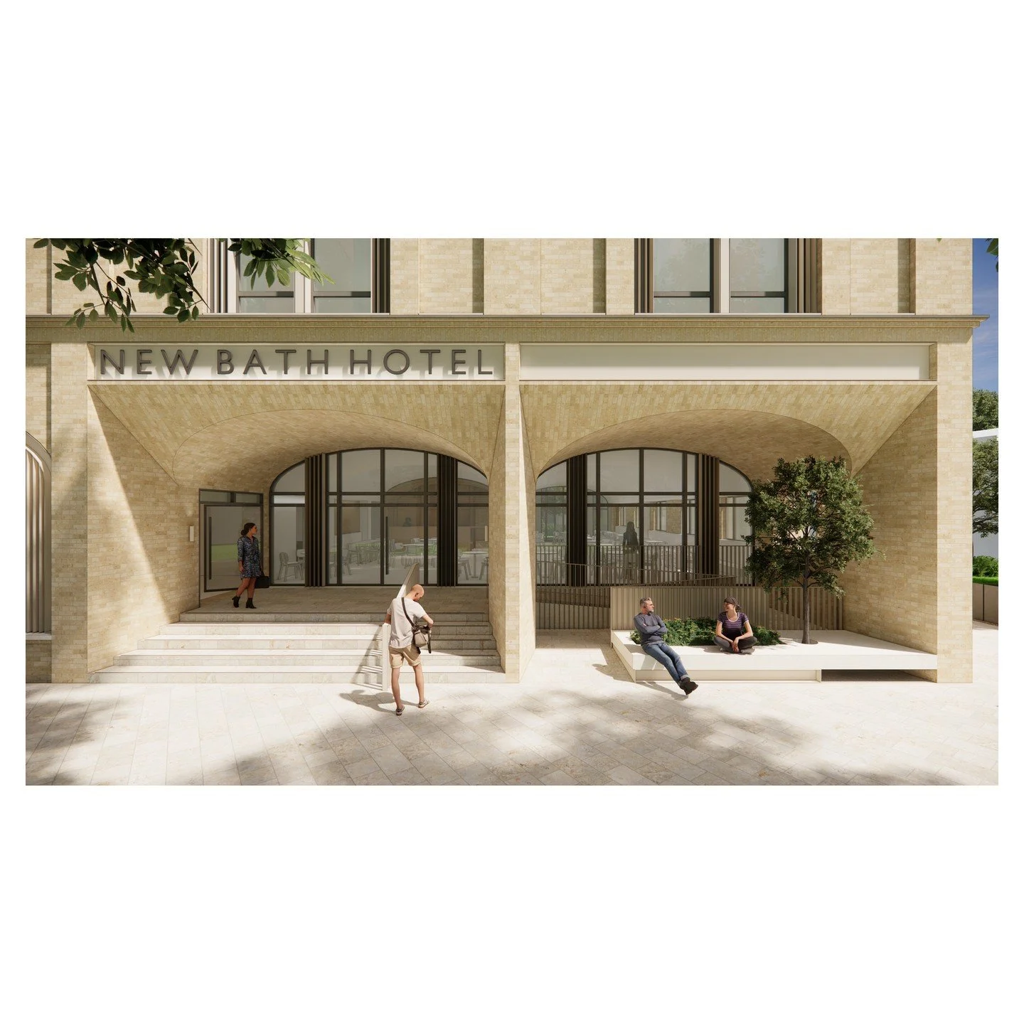 Situated between the City of Bath&rsquo;s River Avon and the railway viaduct that once served its burgeoning Victorian industries, this 152-room New Bath Hotel for Frank Capital embodies the varied morphology and materiality of this tapering slip of 