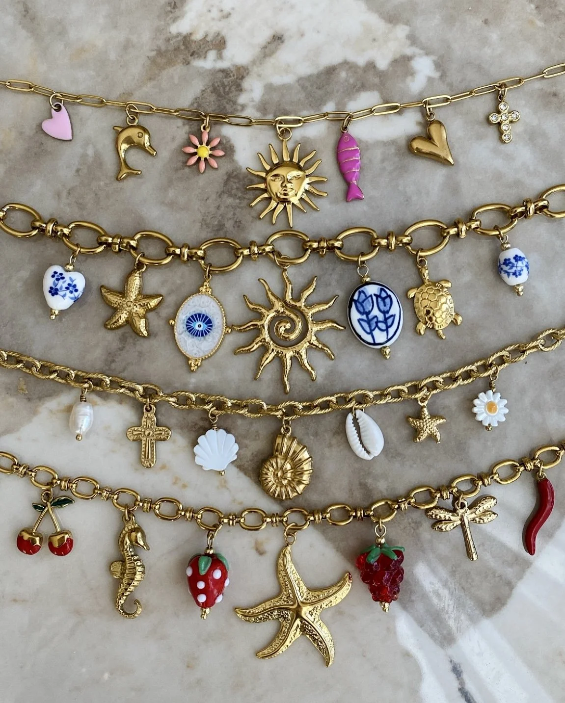 Bijoux charms personnalisables.