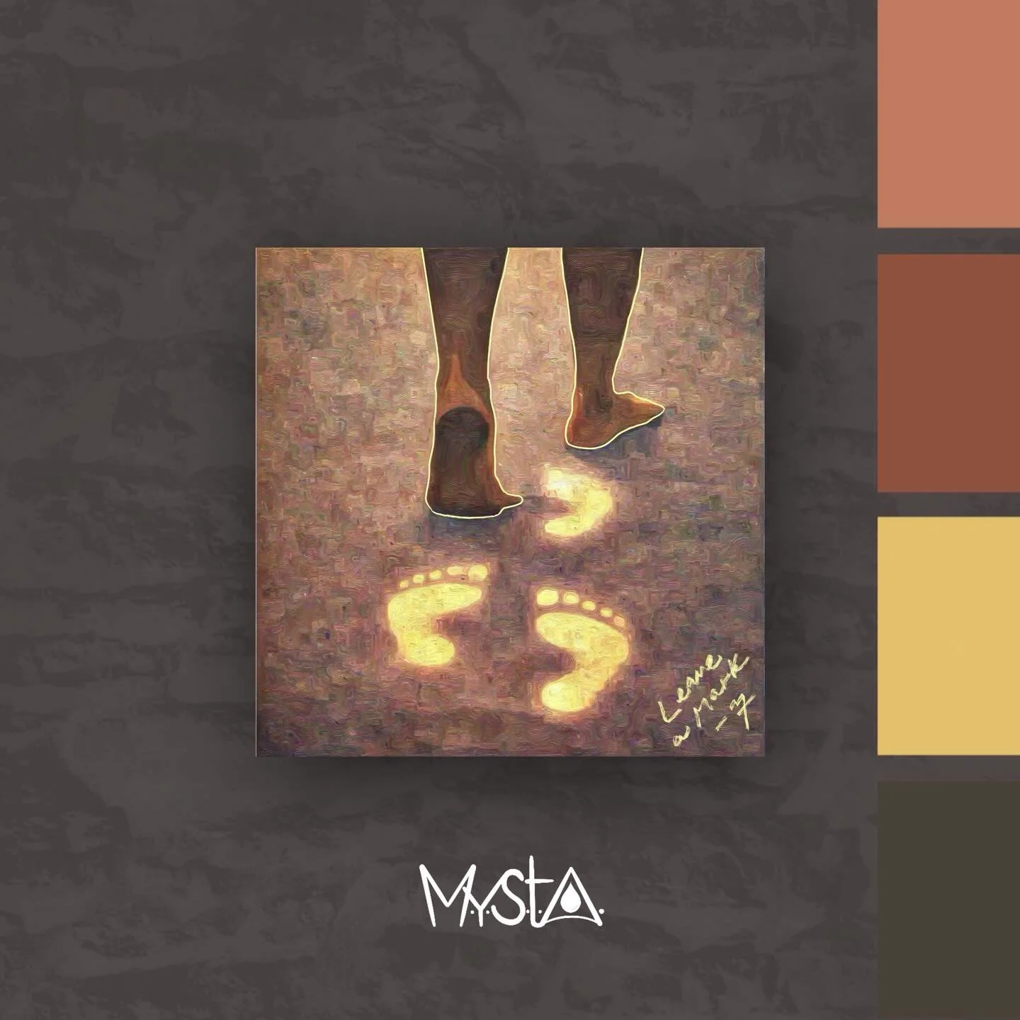 You won&rsquo;t always see where you&rsquo;re going&hellip;

but your steps will remember you.

What mark are you leaving?