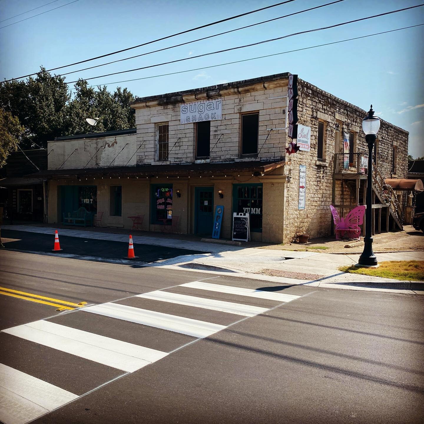 Now you can walk from one end of Main Street to the other on sidewalks.