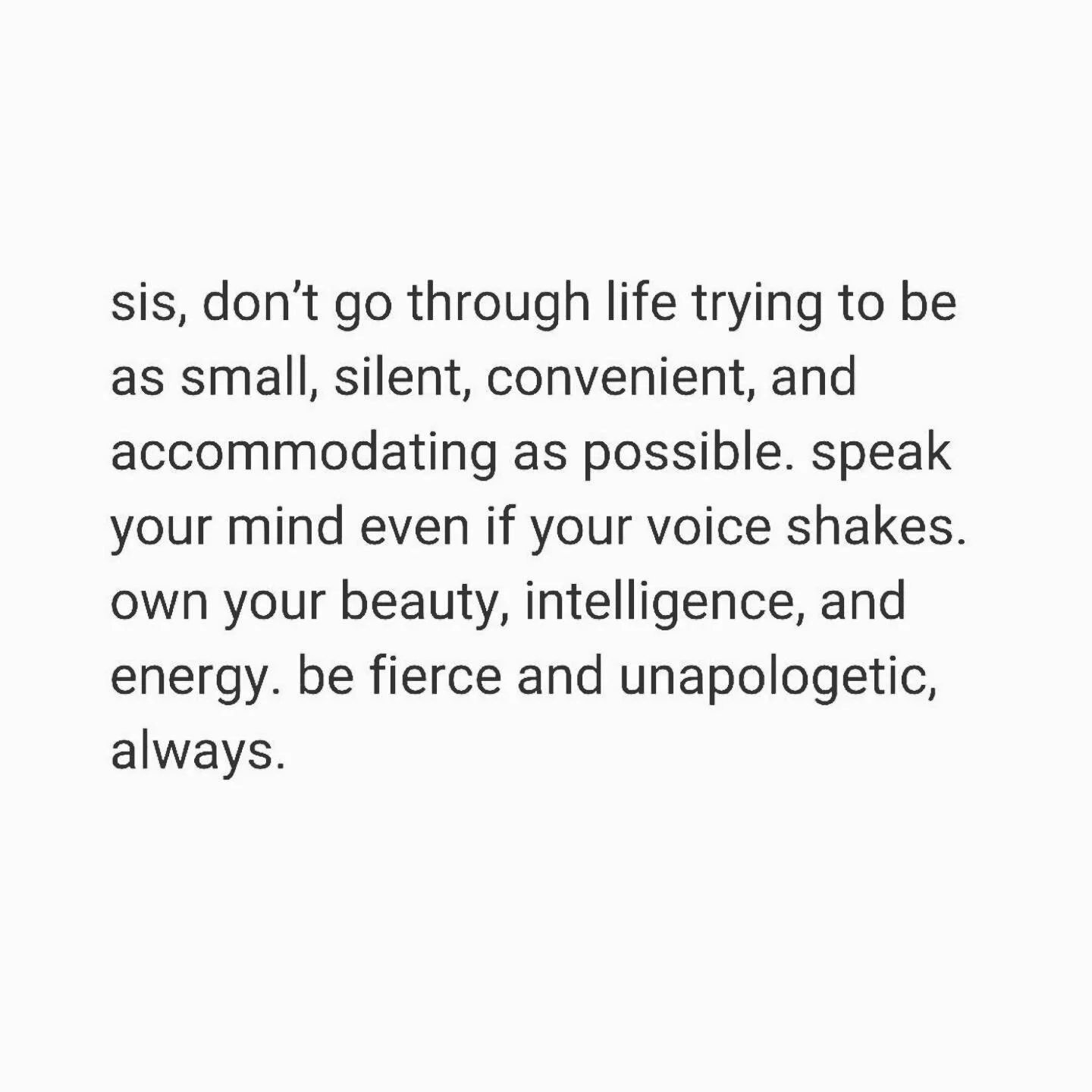 Sometimes, rocking the boat is necessary. ⛵️🌊

Believe in yourself enough to take a chance; know your worth and chase after your dreams. 💫

If you don&rsquo;t believe you can do it, who will? 🖤

#dontsitstilllookpretty #girlscan #beyourownhypegirl