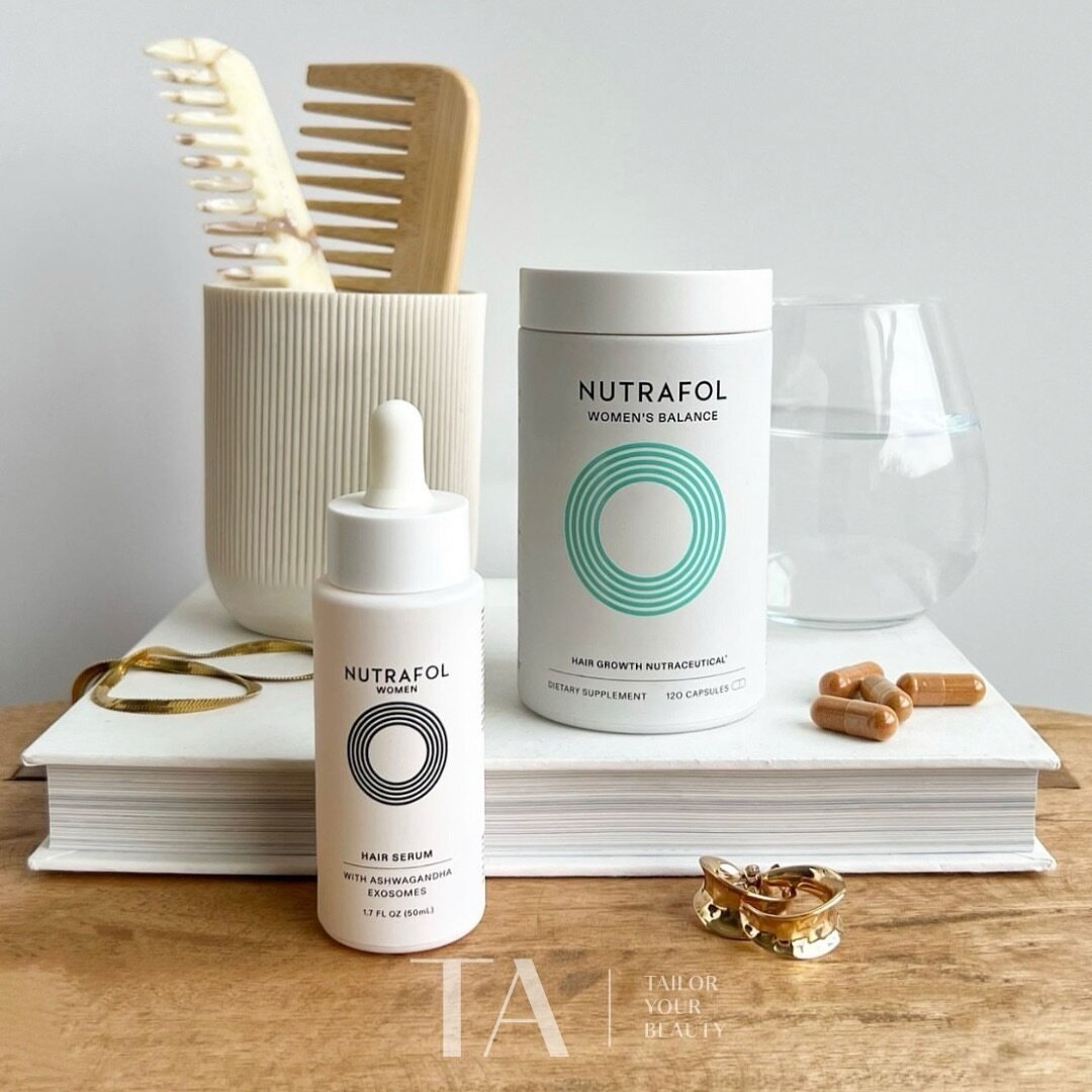 All Nutrafol 30% off 11/24 - 11/26 in store and online at tailoredmedspa.com 
No code necessary and free shipping! 🌱