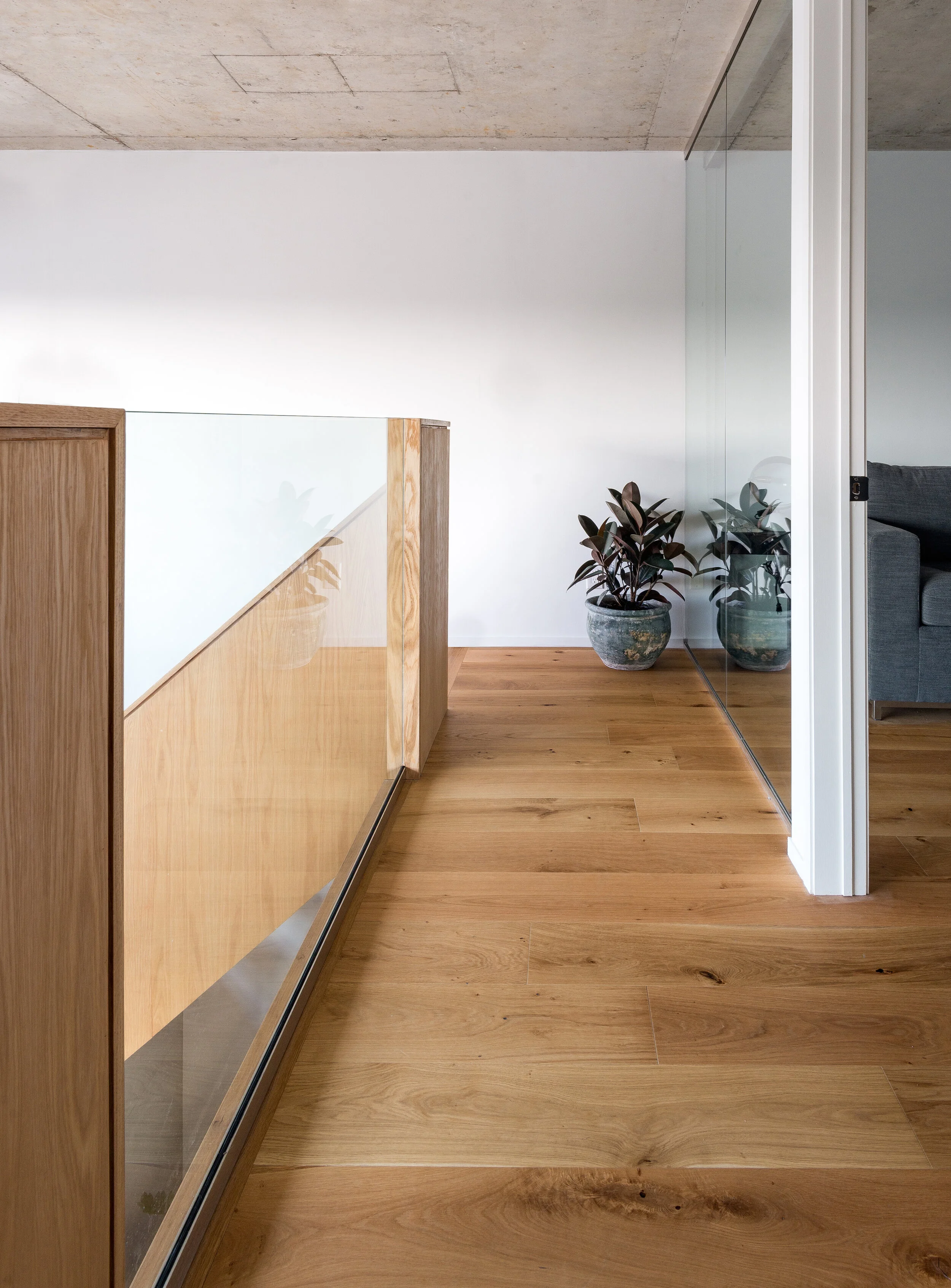 Hallway view of the King West Loft designed by SOCA