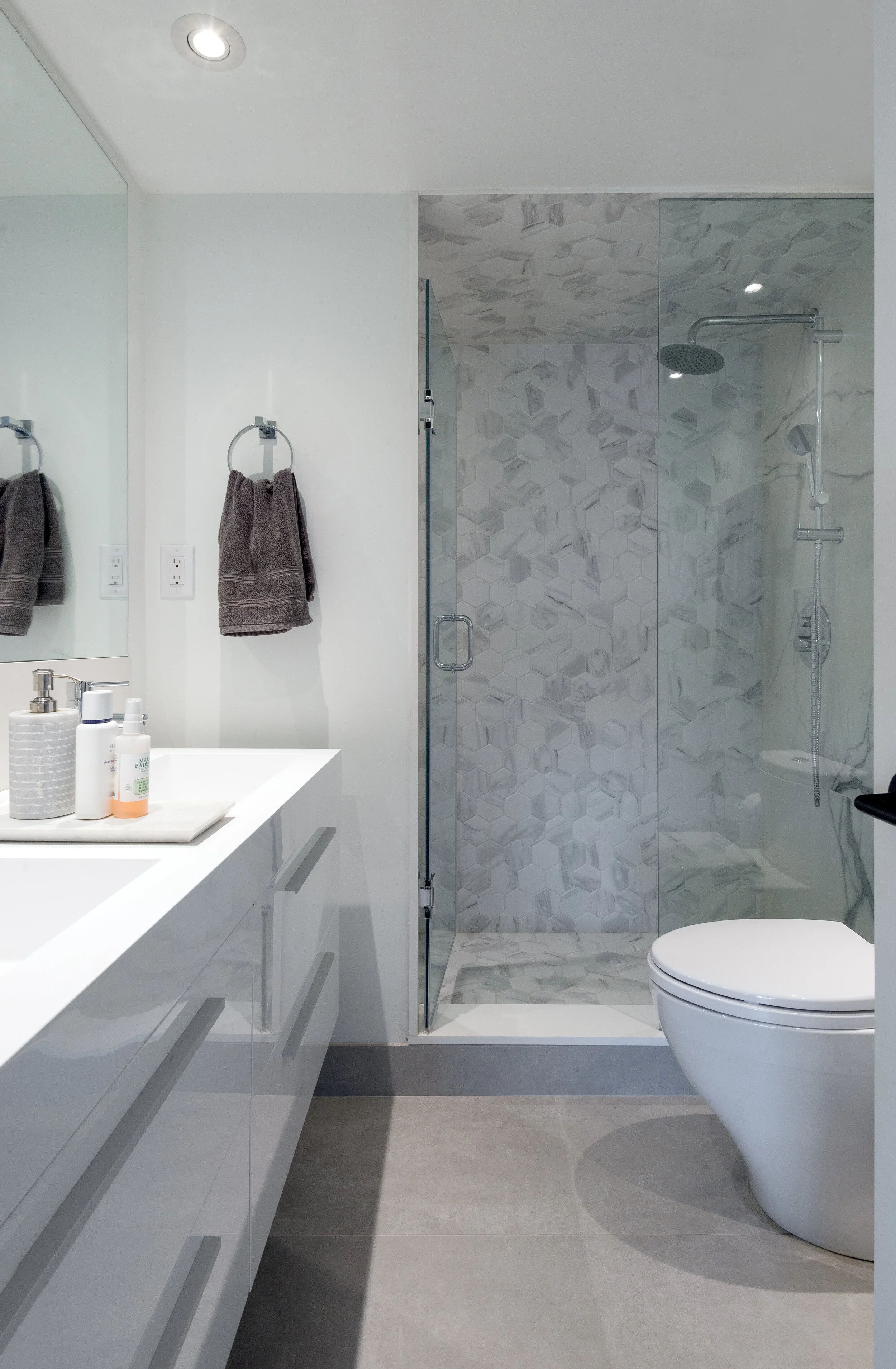 Bathroom of the King West Loft designed by SOCA