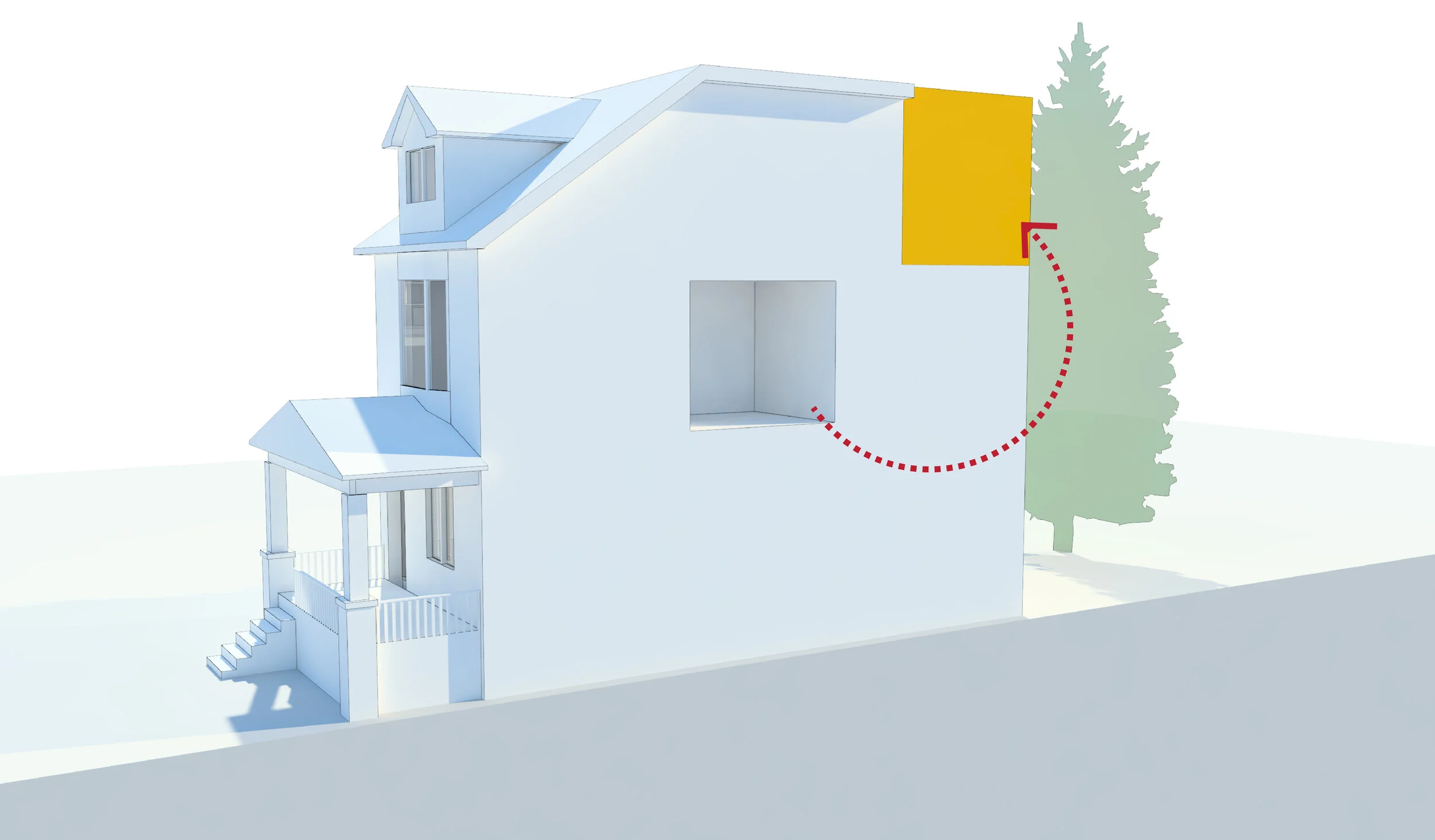 Diagram of Granny's House designed by SOCA