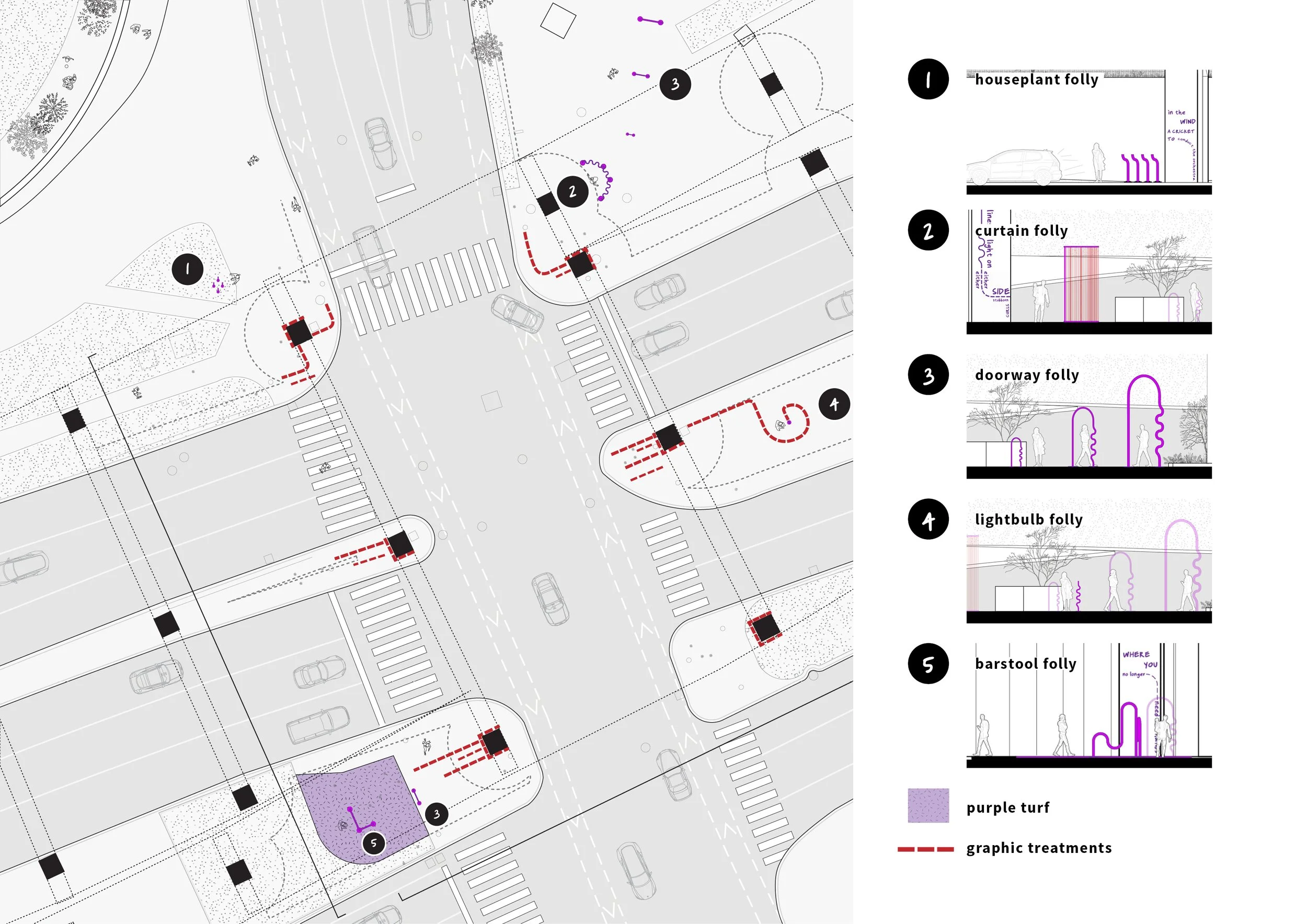 Site plan of the Waterfront ReConnect proposal designed by SOCA, SHEEEP Studio, and Tiffany Shaw