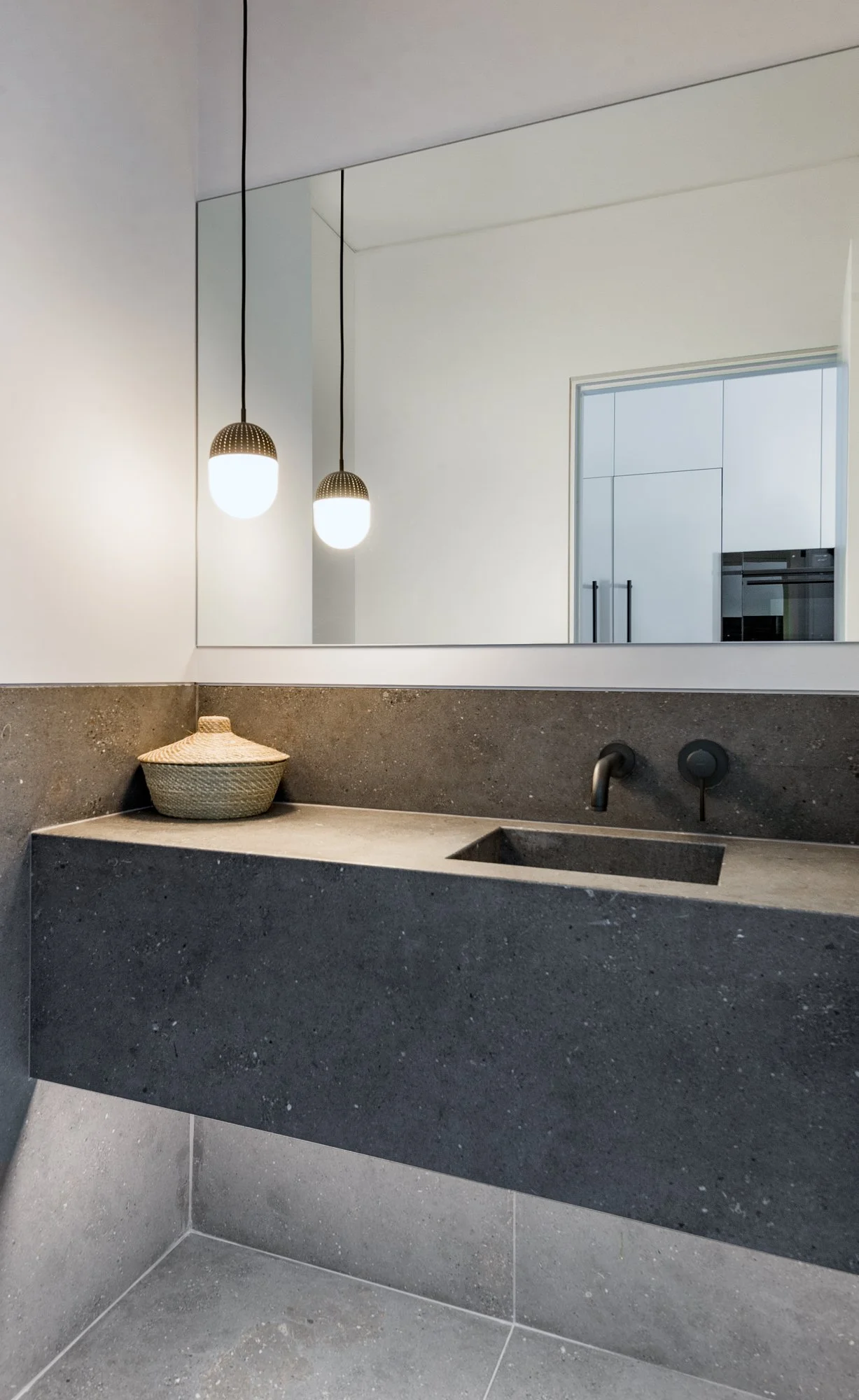 Bathroom of Blong House designed by SOCA