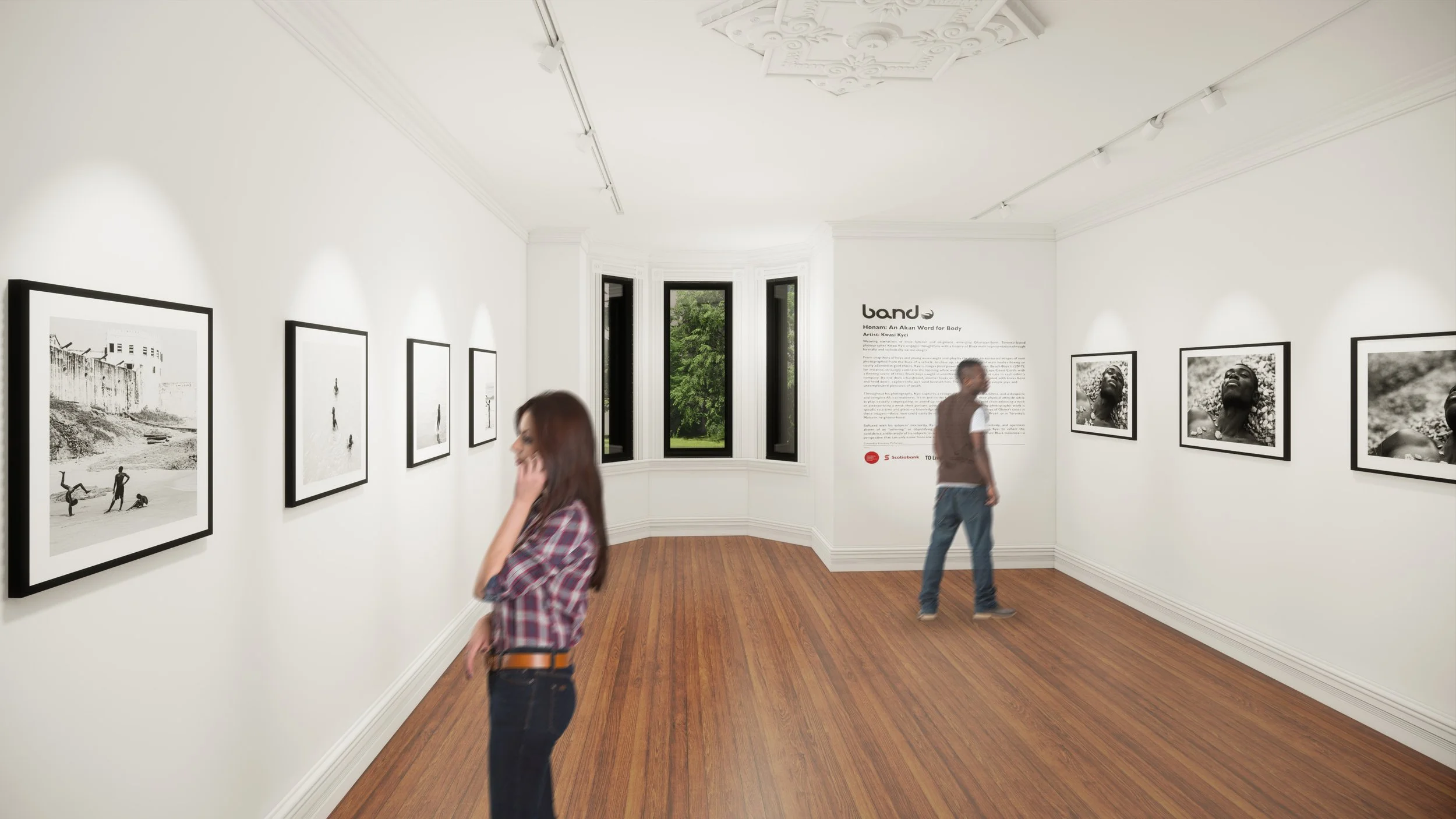 Front gallery render of the Band Gallery and Cultural Centre designed by SOCA
