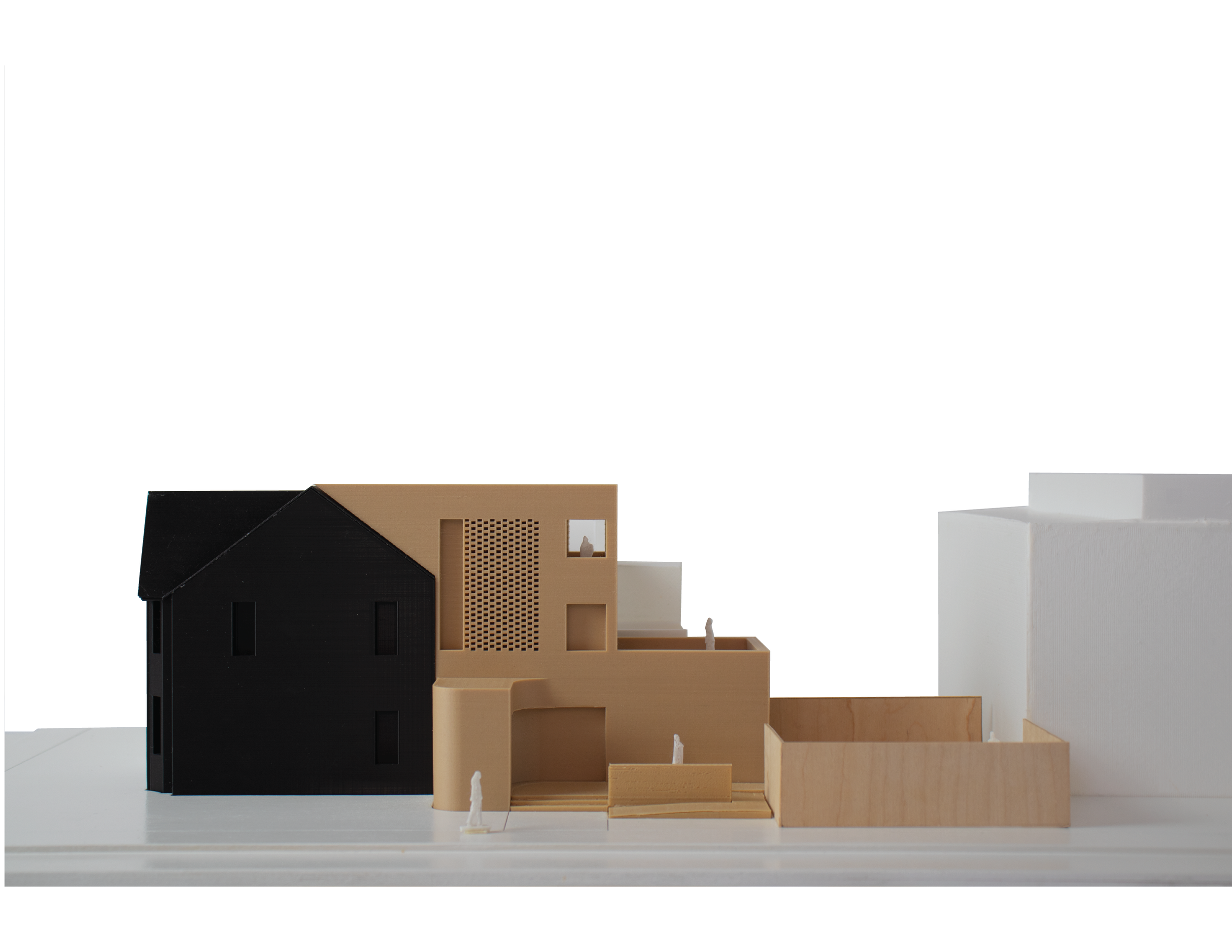 Model image of the Band Gallery and Cultural Centre designed by SOCA