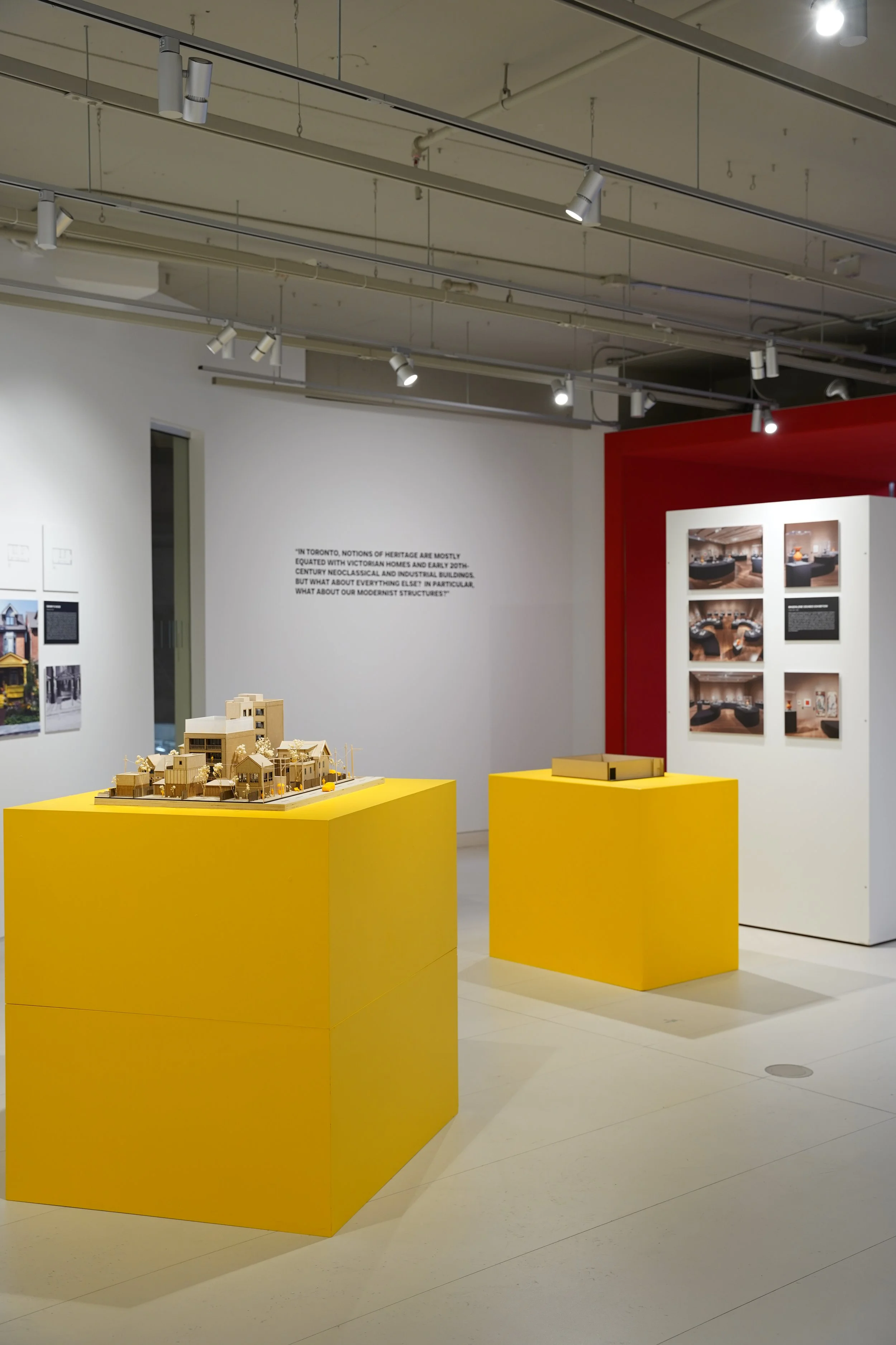 Project models for the Toronto Imagined Exhibition developed by SOCA