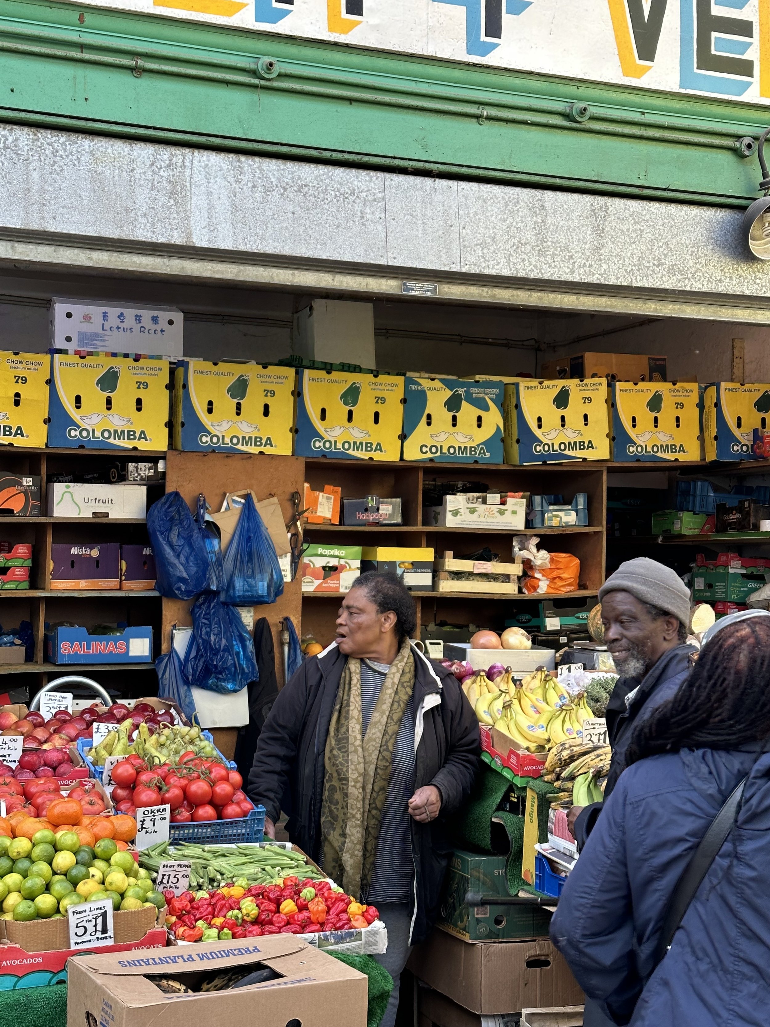 Image of Brixton Market for the Black Community Resilience Project developed by SOCA