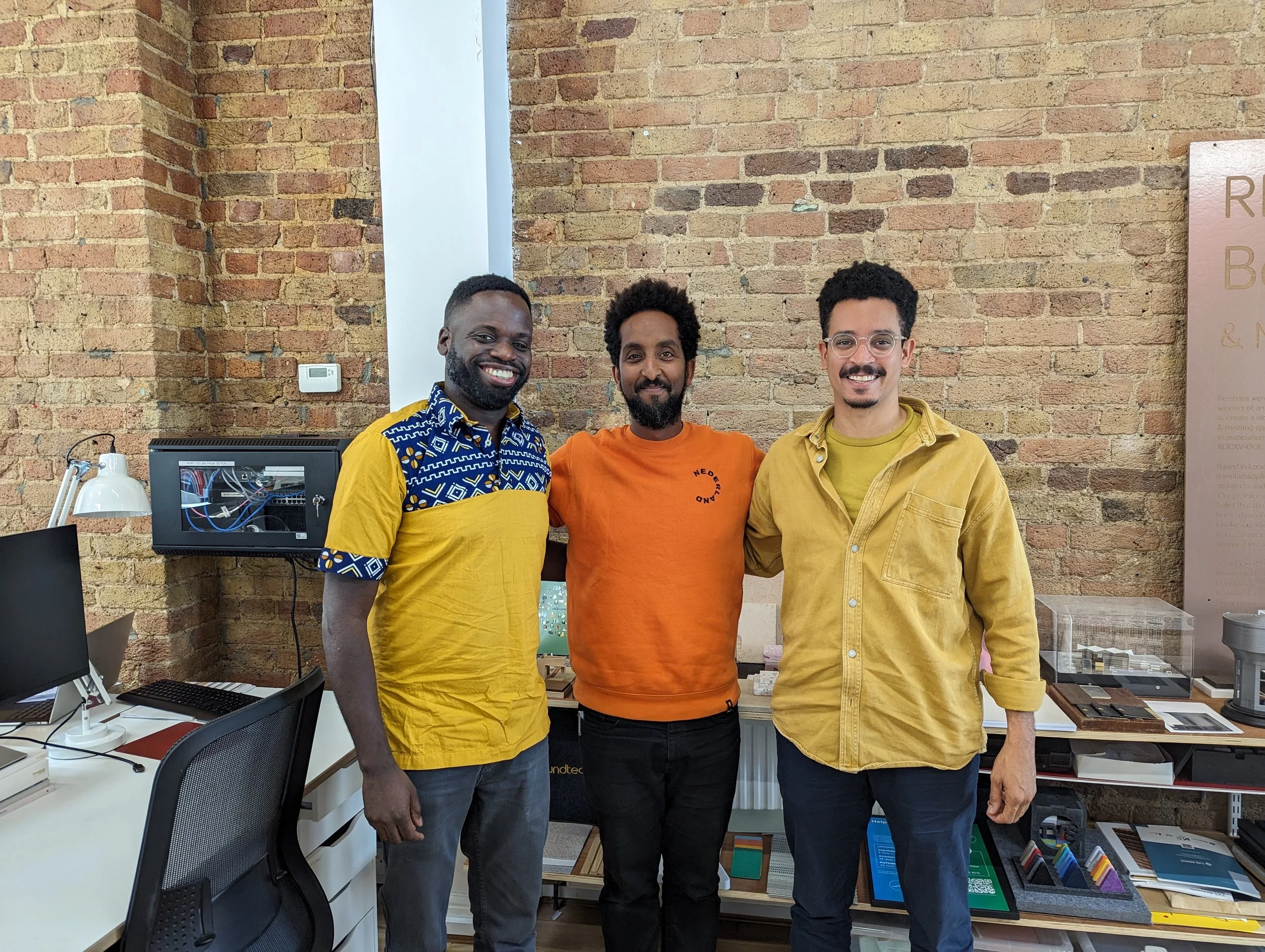 With Jonathan Hagos of Freehaus for the Black Community Resilience Project developed by SOCA
