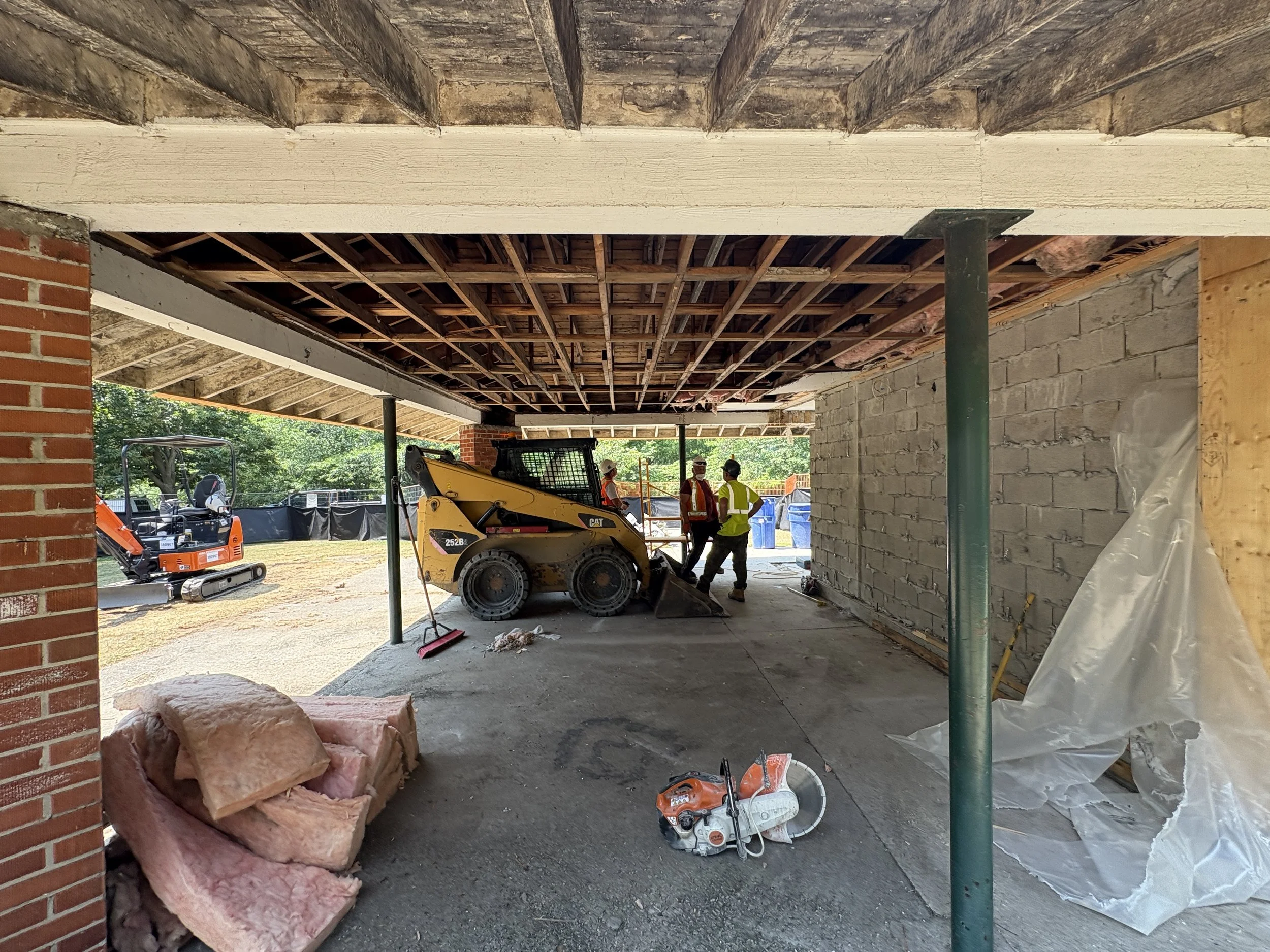 Pavilion construction of the High Park Pavilion designed by SOCA