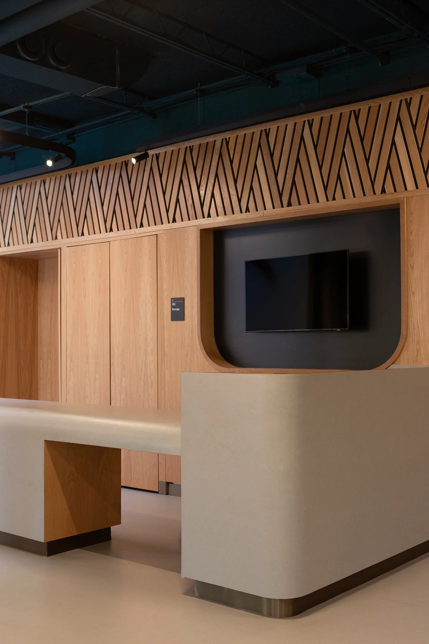 Interior lobby of the Wildseed Centre for Art and Activism designed by SOCA