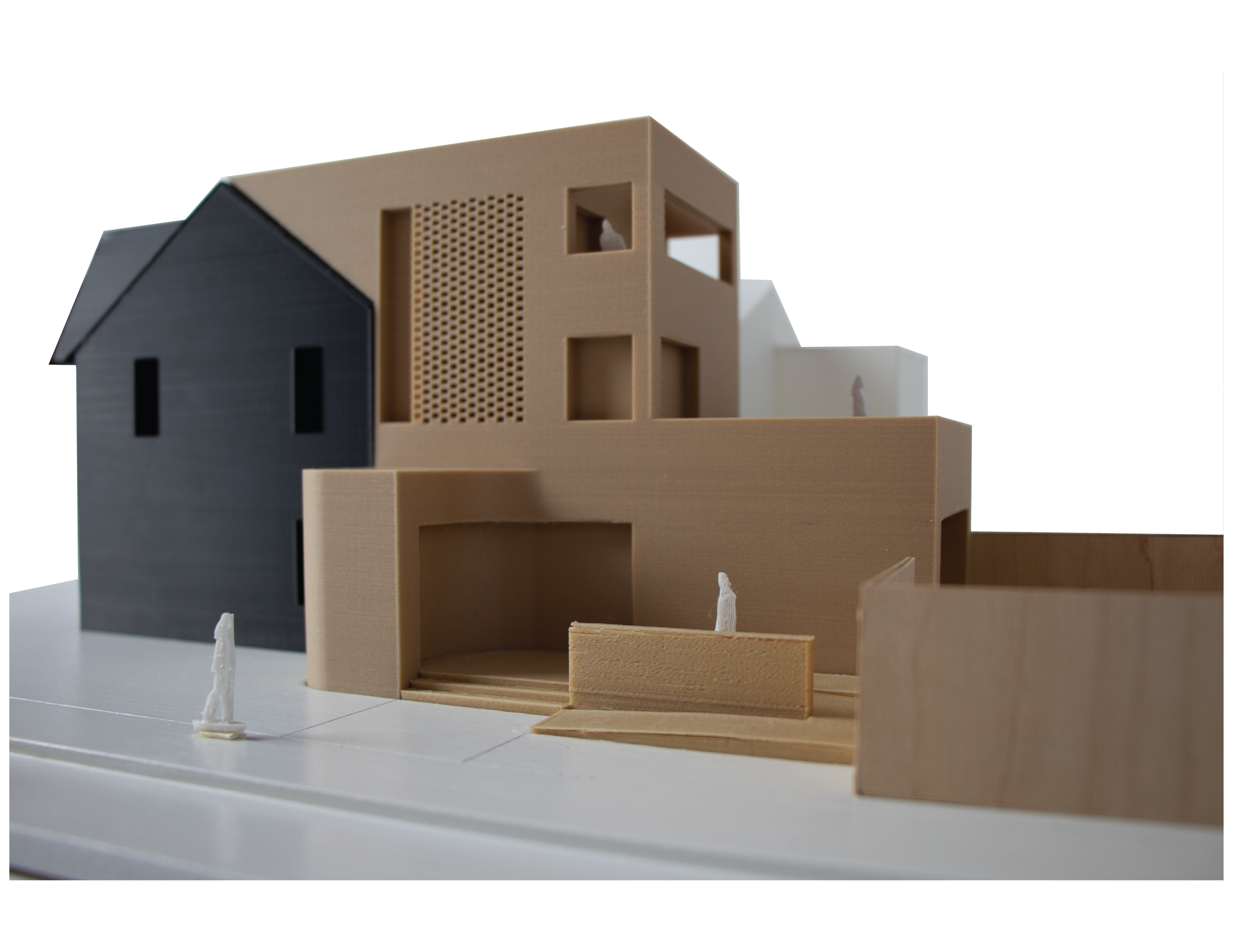 Model of the Band Gallery and Cultural Centre designed by SOCA
