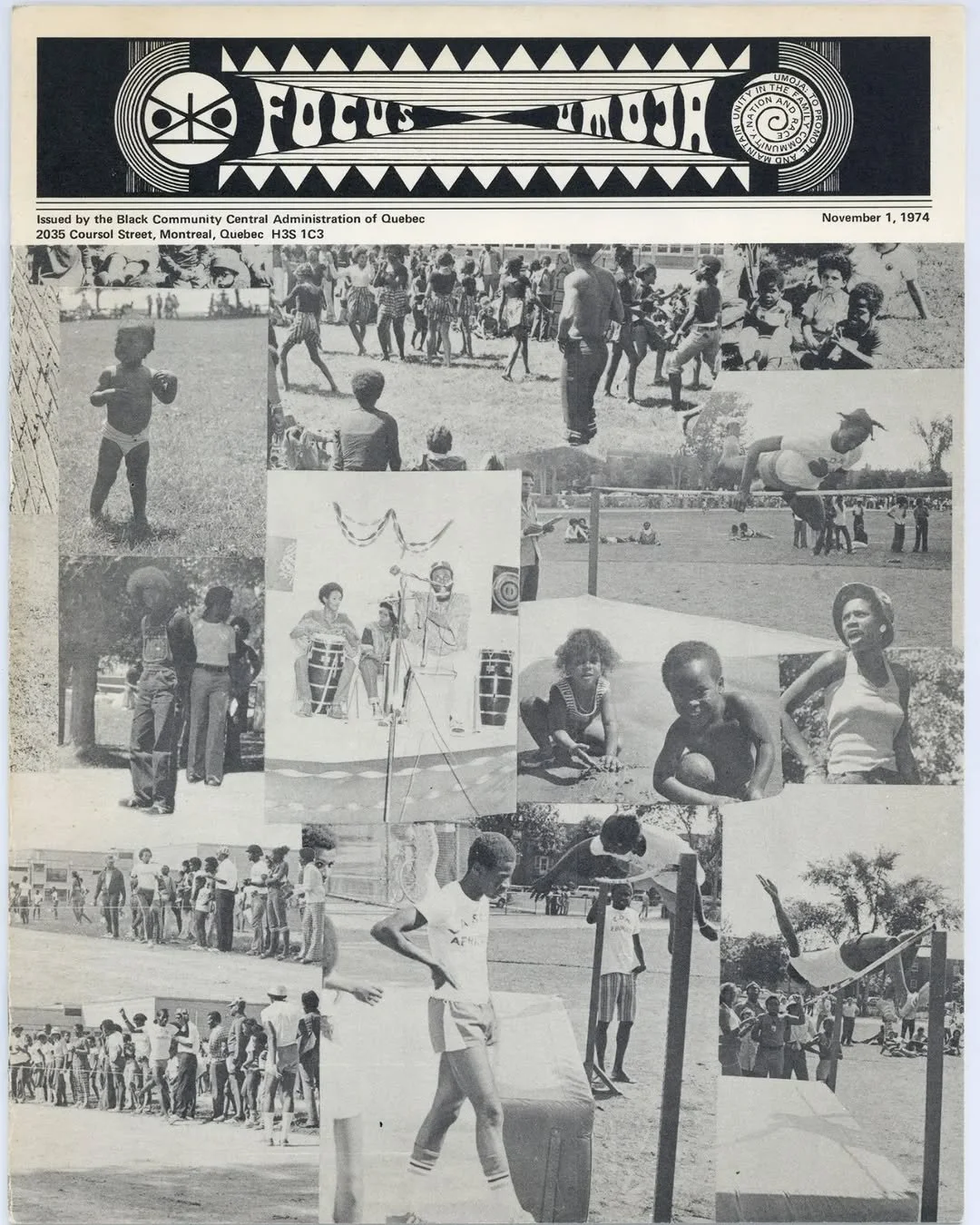 Archival photo from Focus Magazine sourced by NCC Archives at Concordia University