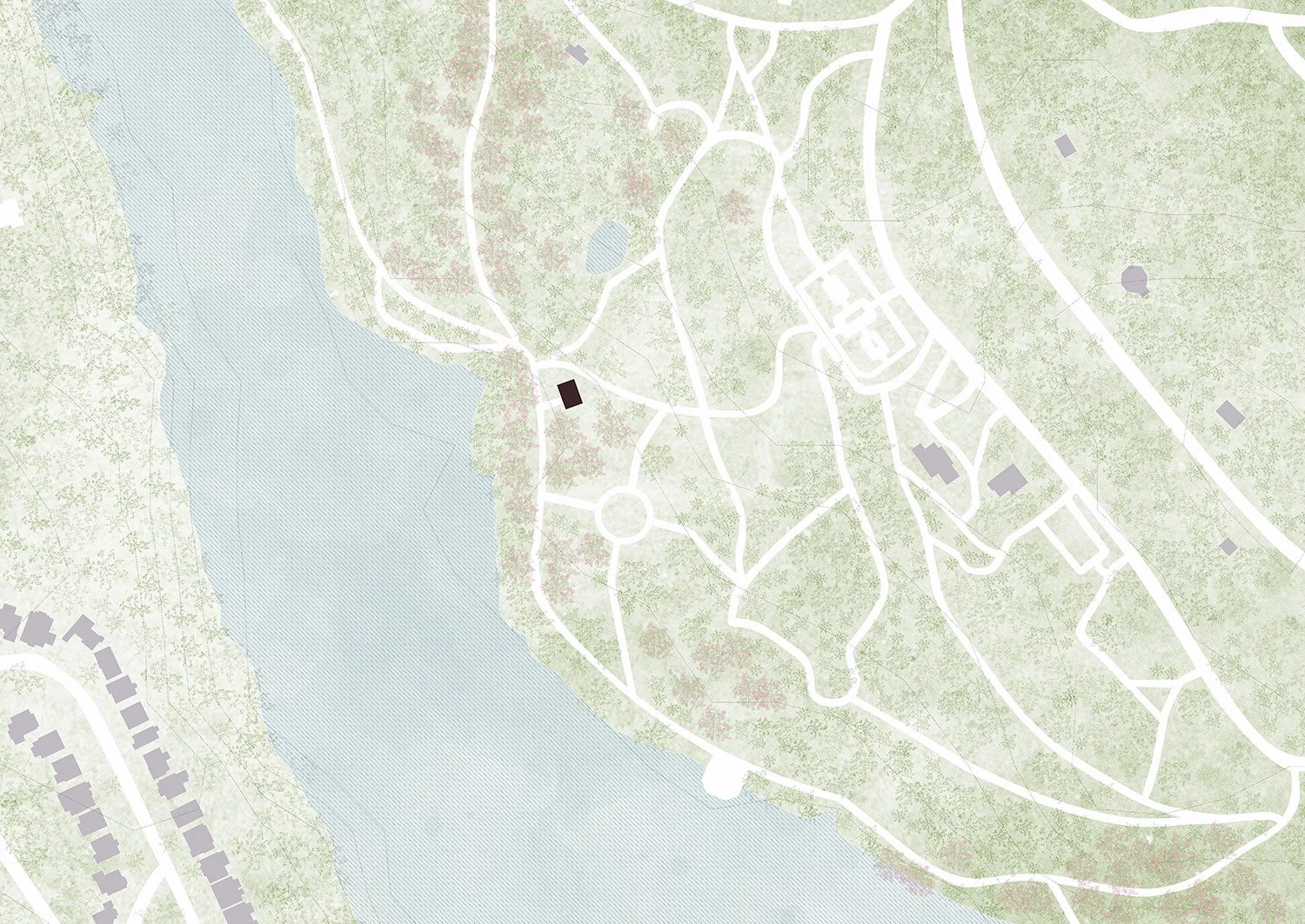 Site plan of the High Park Pavilion designed by SOCA