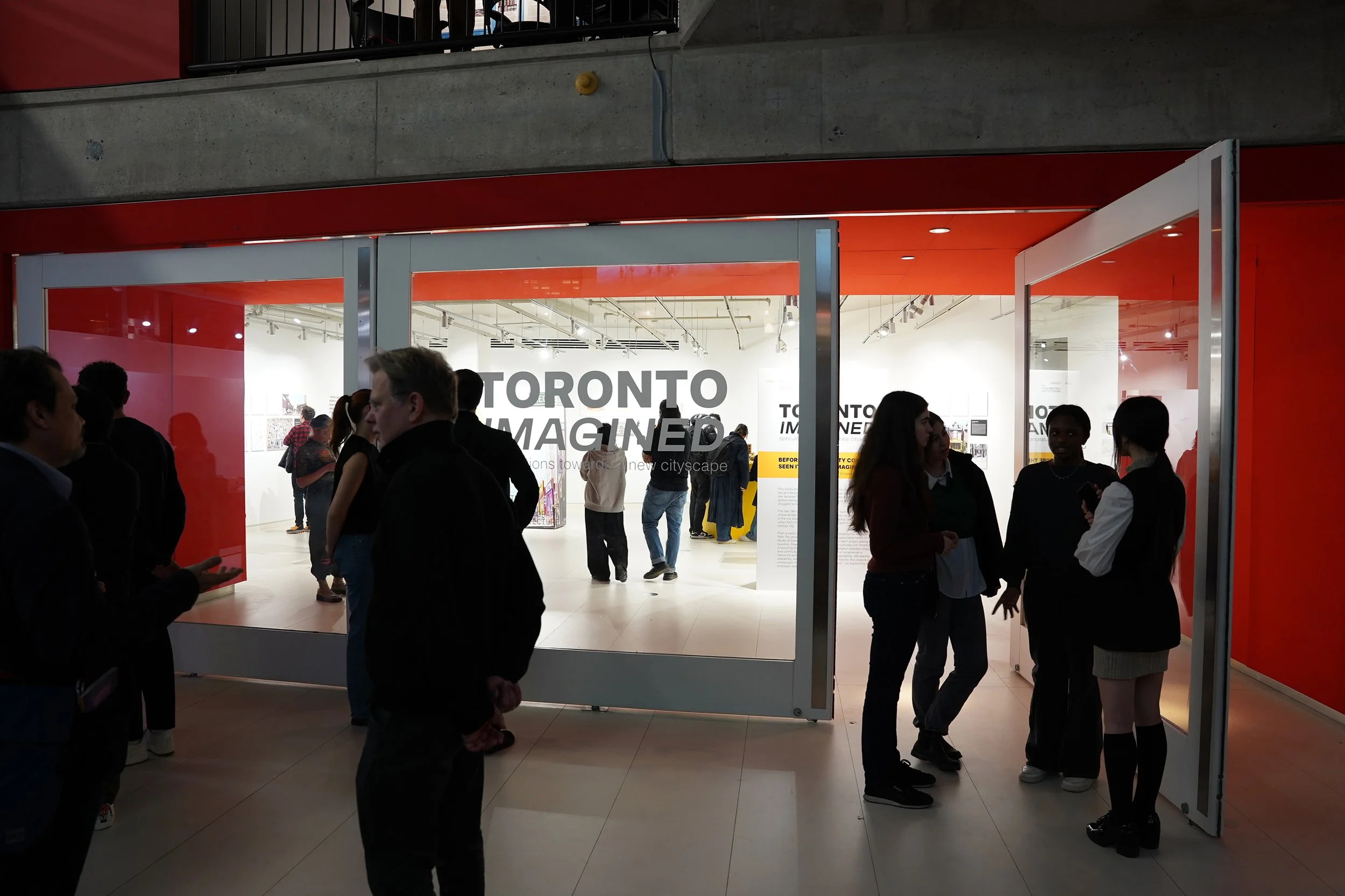 Entrance of the Toronto Imagined Exhibition developed by SOCA