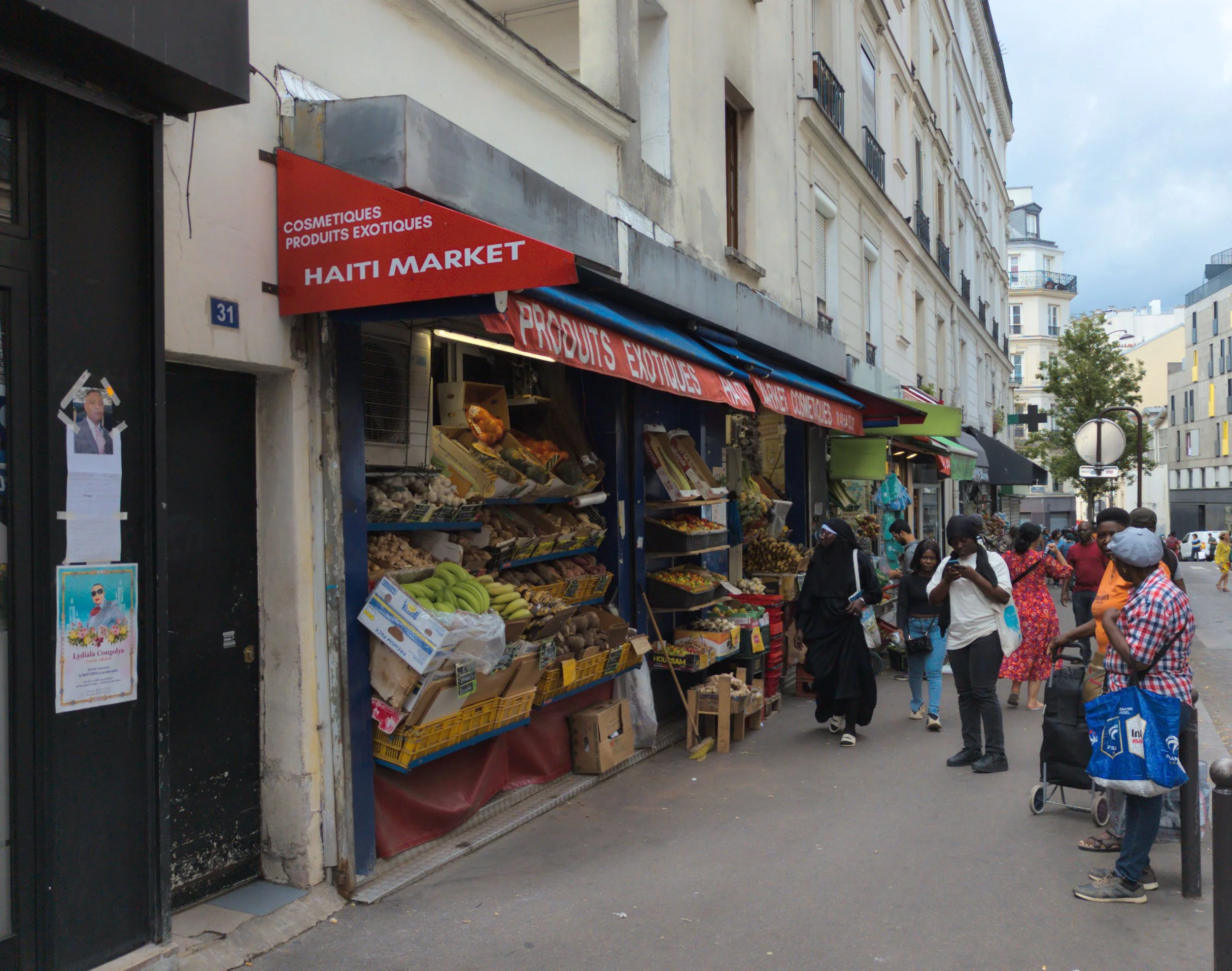 Image of the Goutte d'Or in Paris for the Black Community Resilience Project developed by SOCA